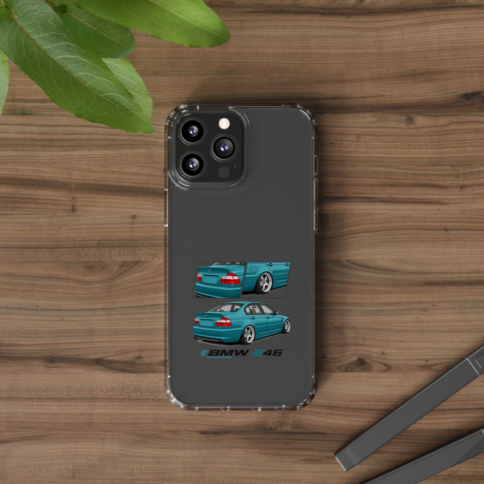 TURQUOISE BMW E46 PHONE CASES