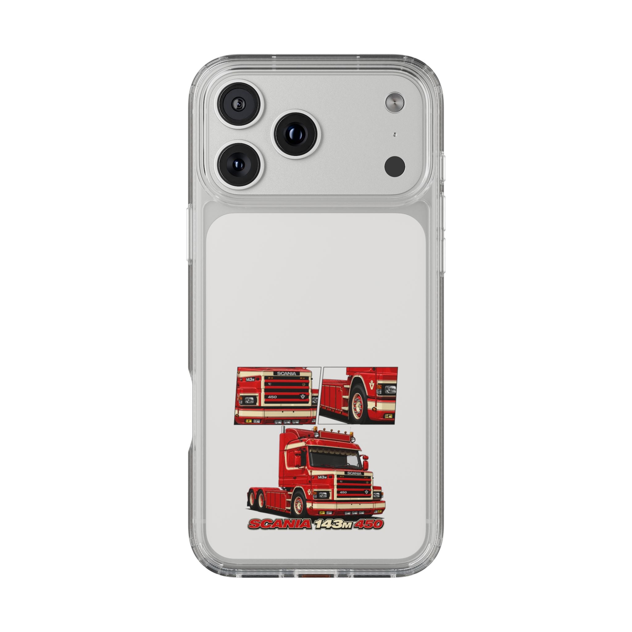 RED SCANIA 450 143M PHONE CASES