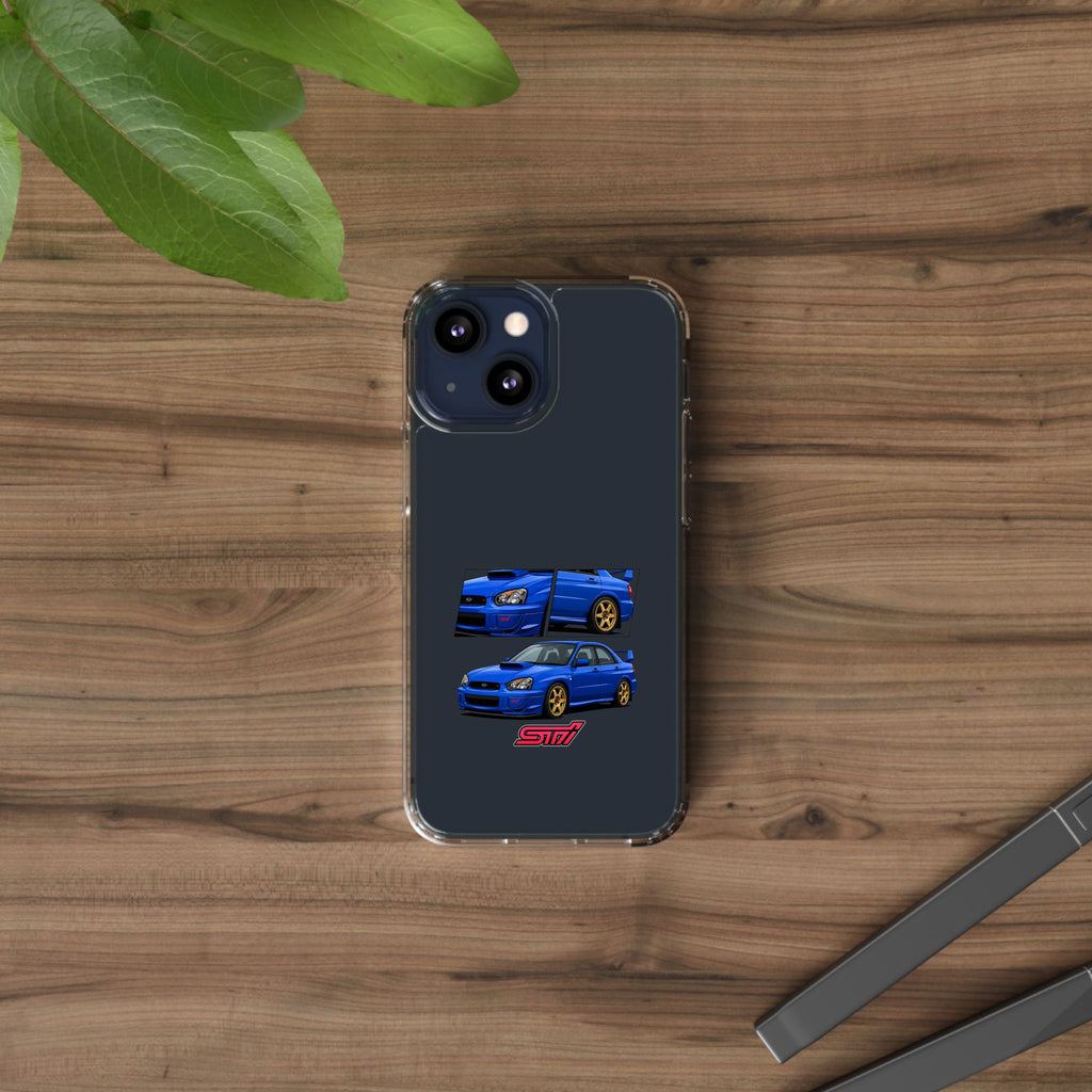 BLUE IMPREZA STI PHONE CASES