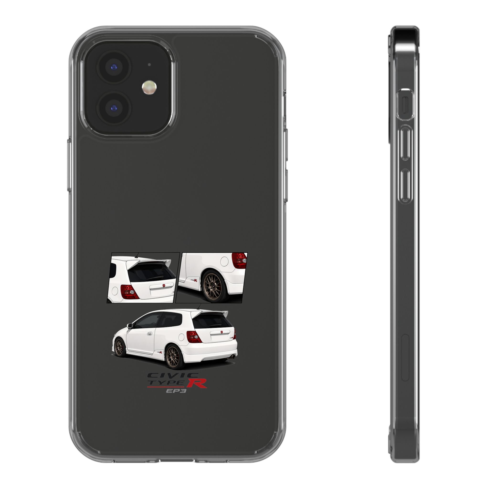 WHITE EP3 TYPE R PHONE CASES