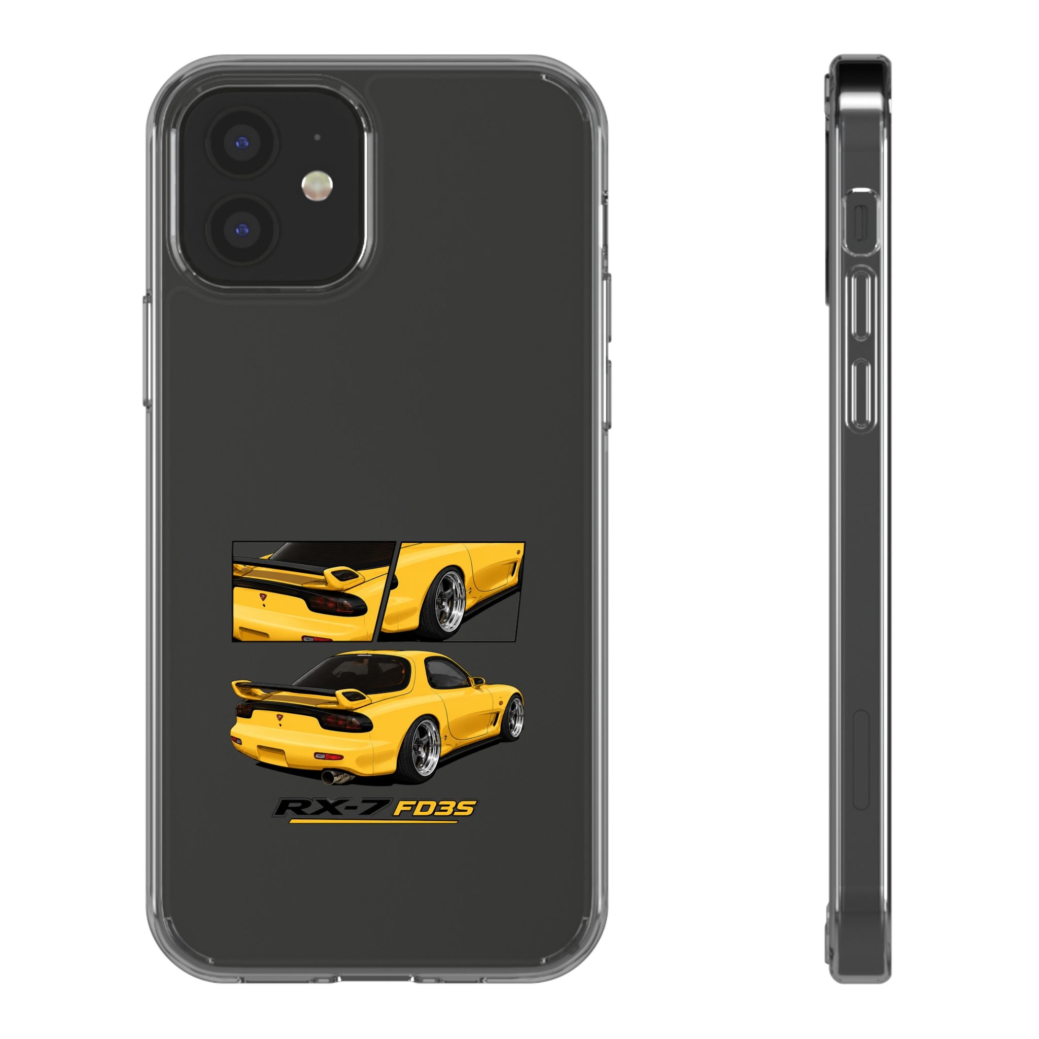 YELLOW MAZDA RX7 PHONE CASES