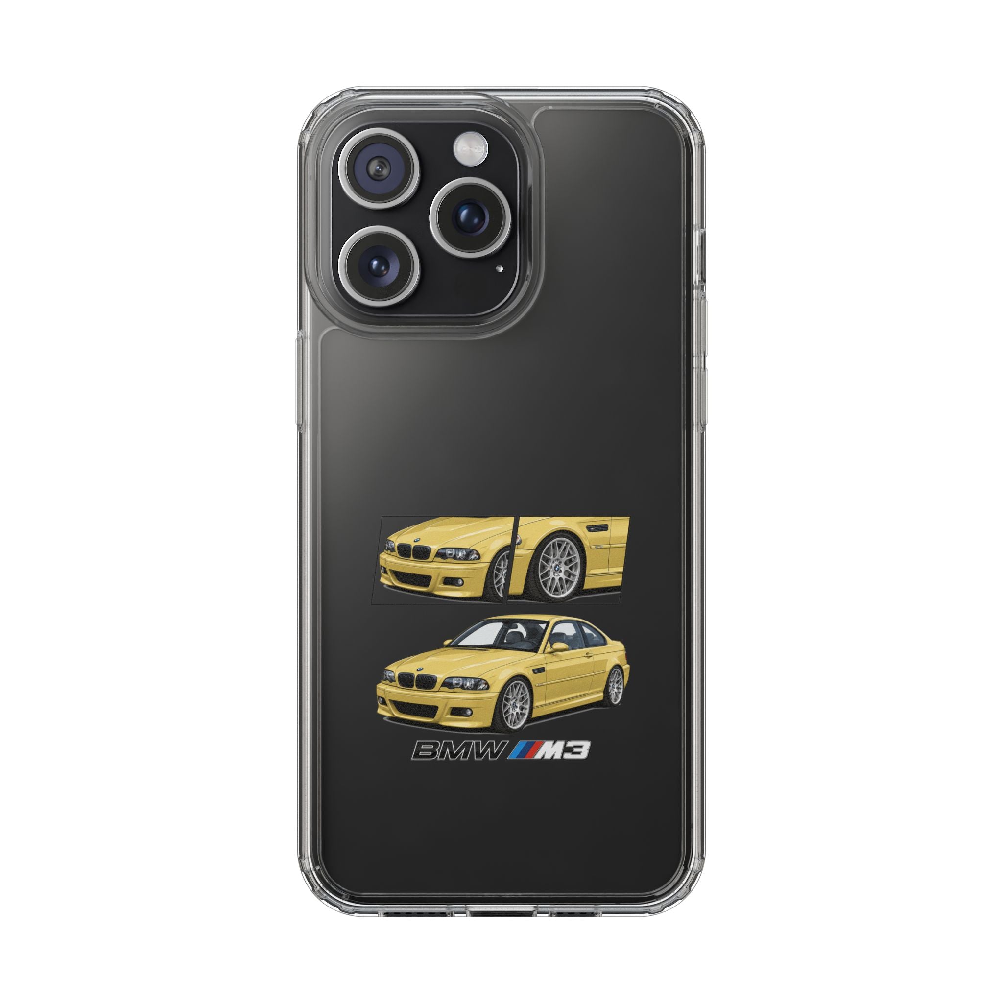 YELLOW BMW E46 PHONE CASES