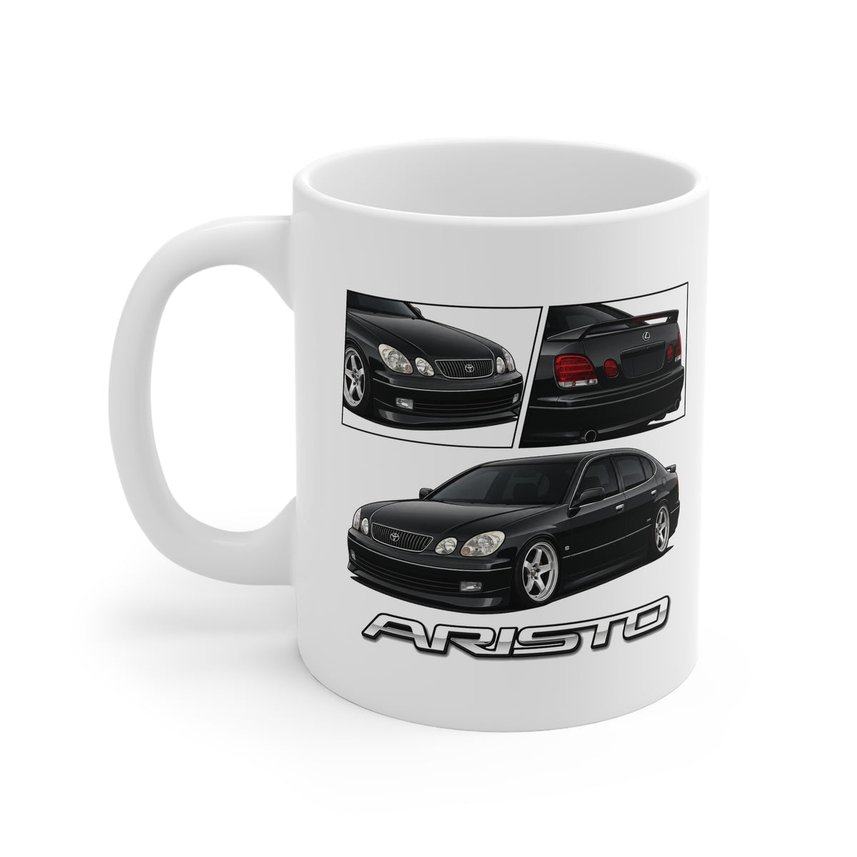 BLACK TOYOTA ARISTO MUG