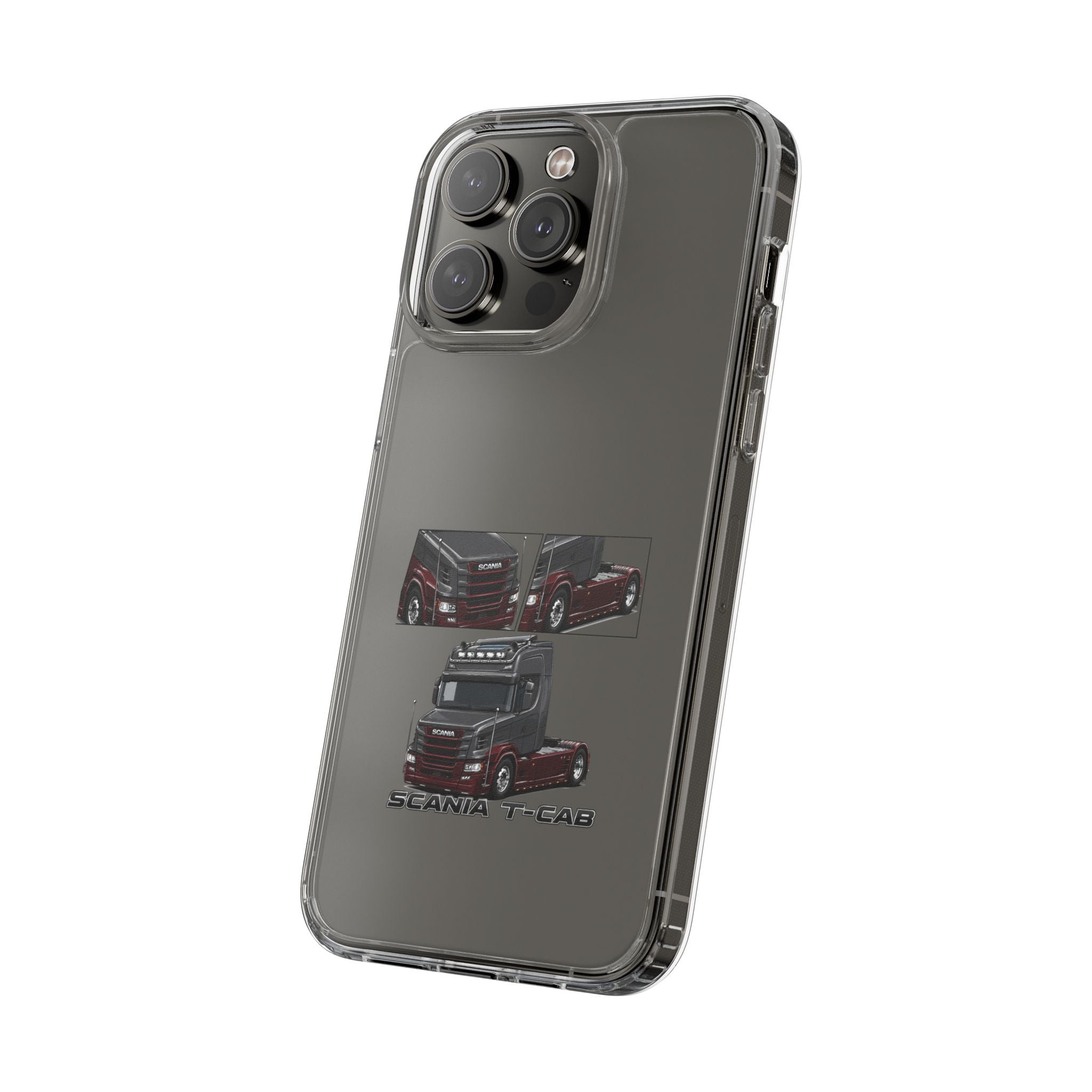 GREYBURGANDY SCANIA T-CAB PHONE CASES