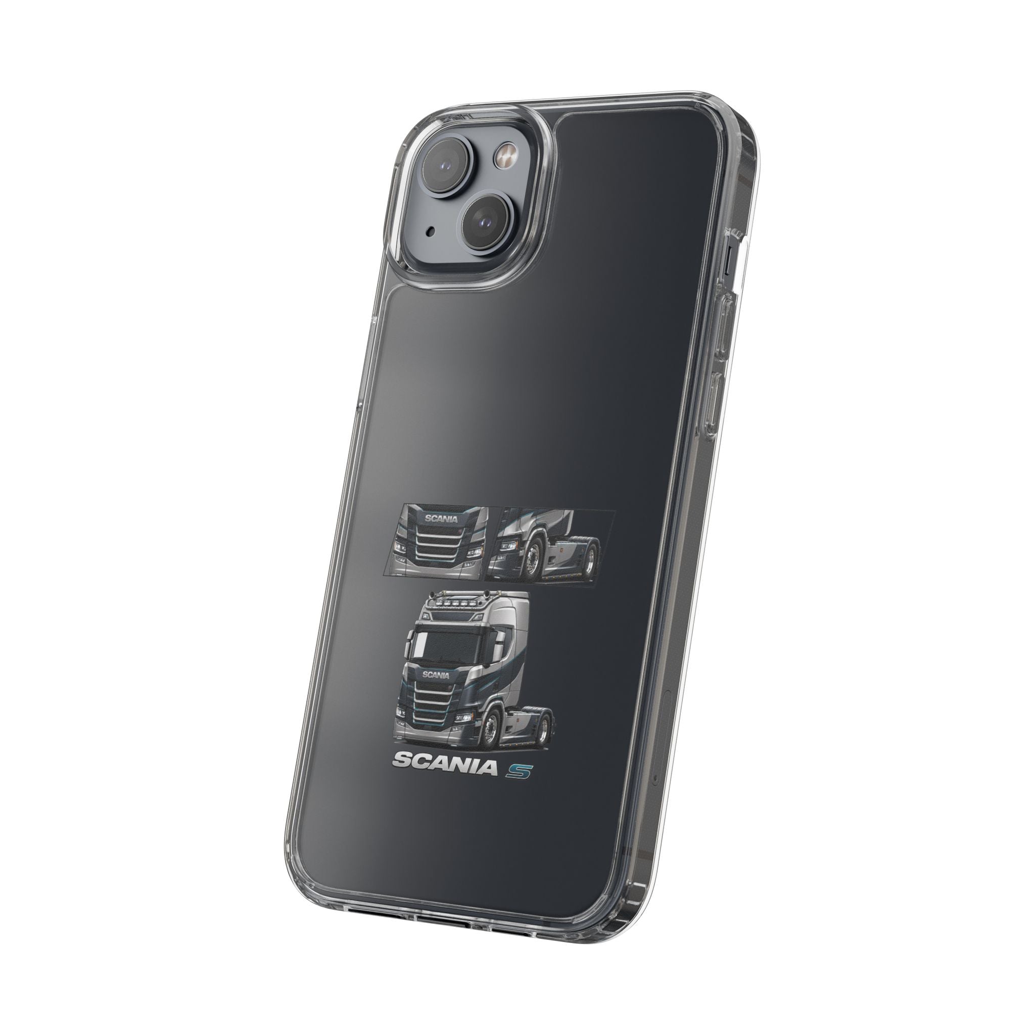 GREY SILVER SCANIA S-SERIES PHONE CASES