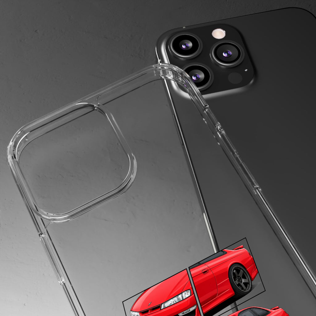 RED NISSAN S14 PHONE CASES