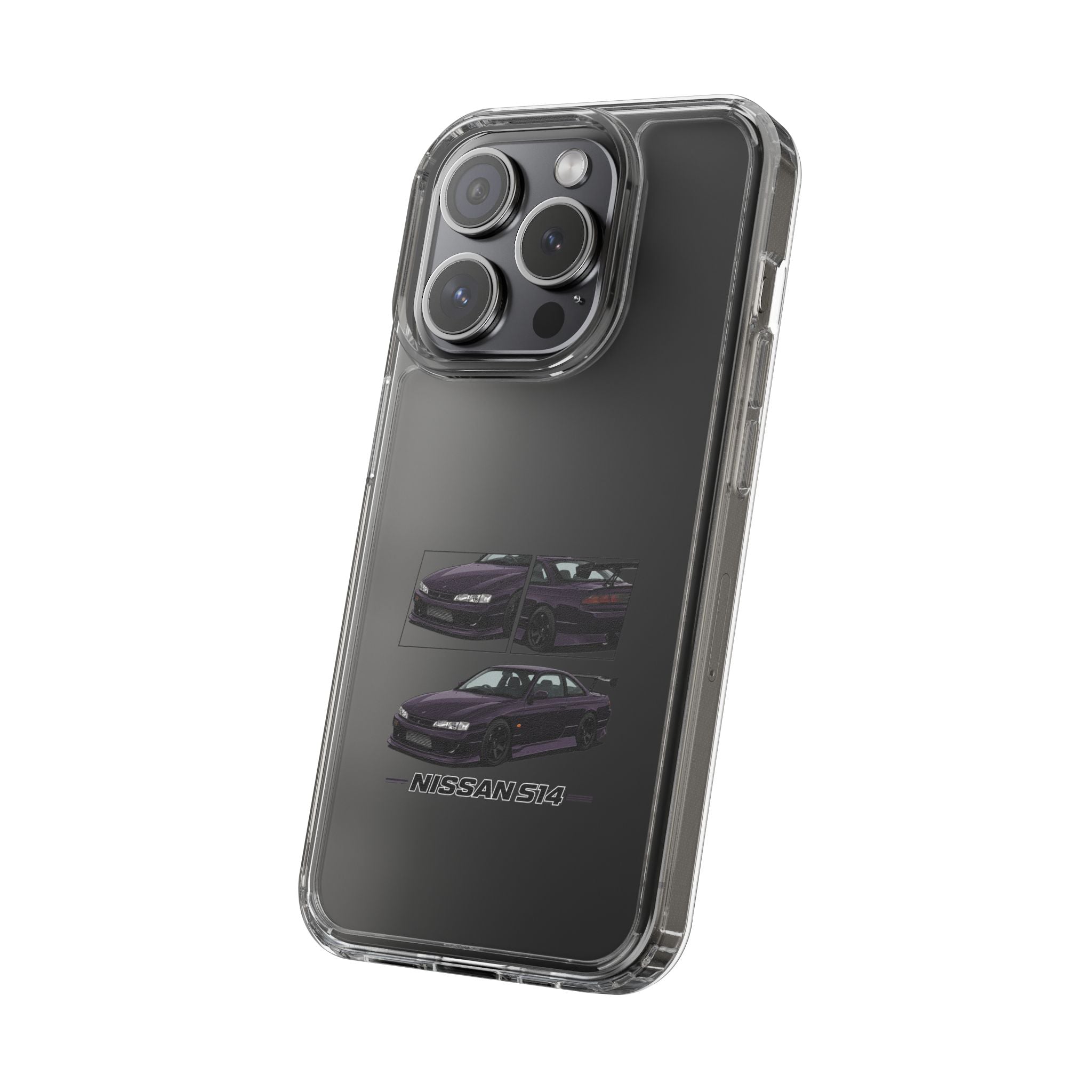 PURPLE NISSAN S14 PHONE CASES