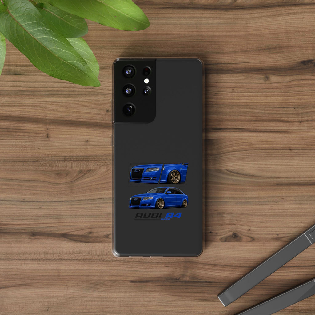 BLUE B7 AUDI A4 PHONE CASES