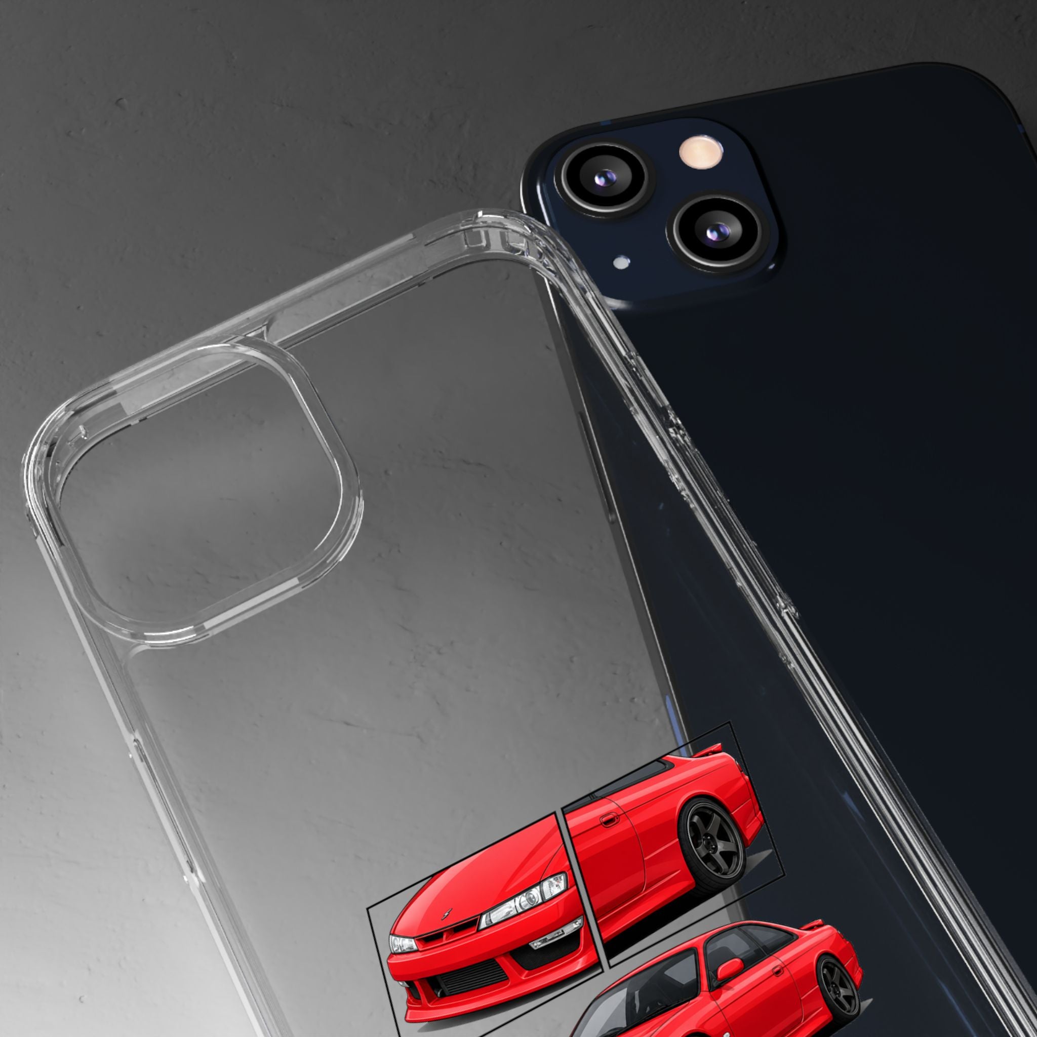 RED NISSAN S14 PHONE CASES