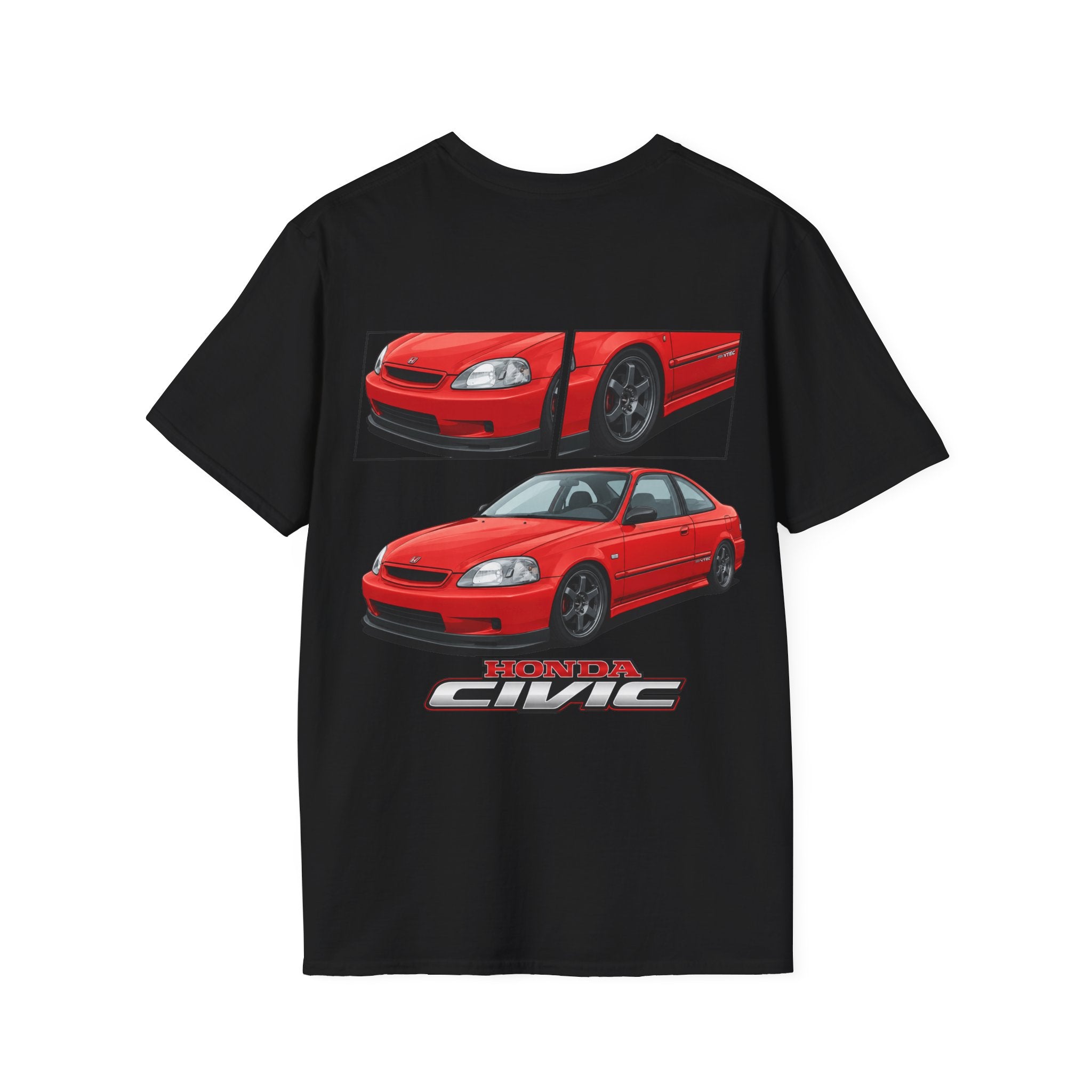 RED CIVIC EK COUPE T-SHIRT