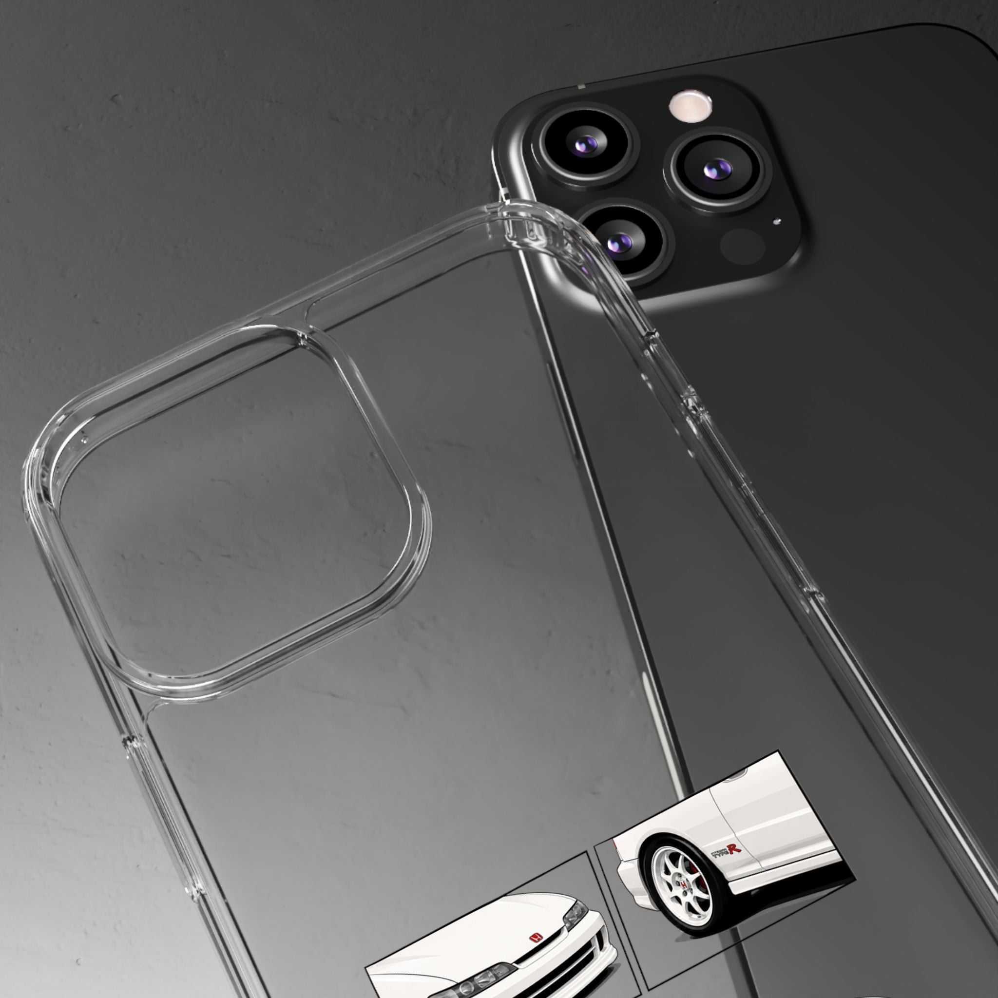 WHITE INTEGRA TYPE R PHONE CASES