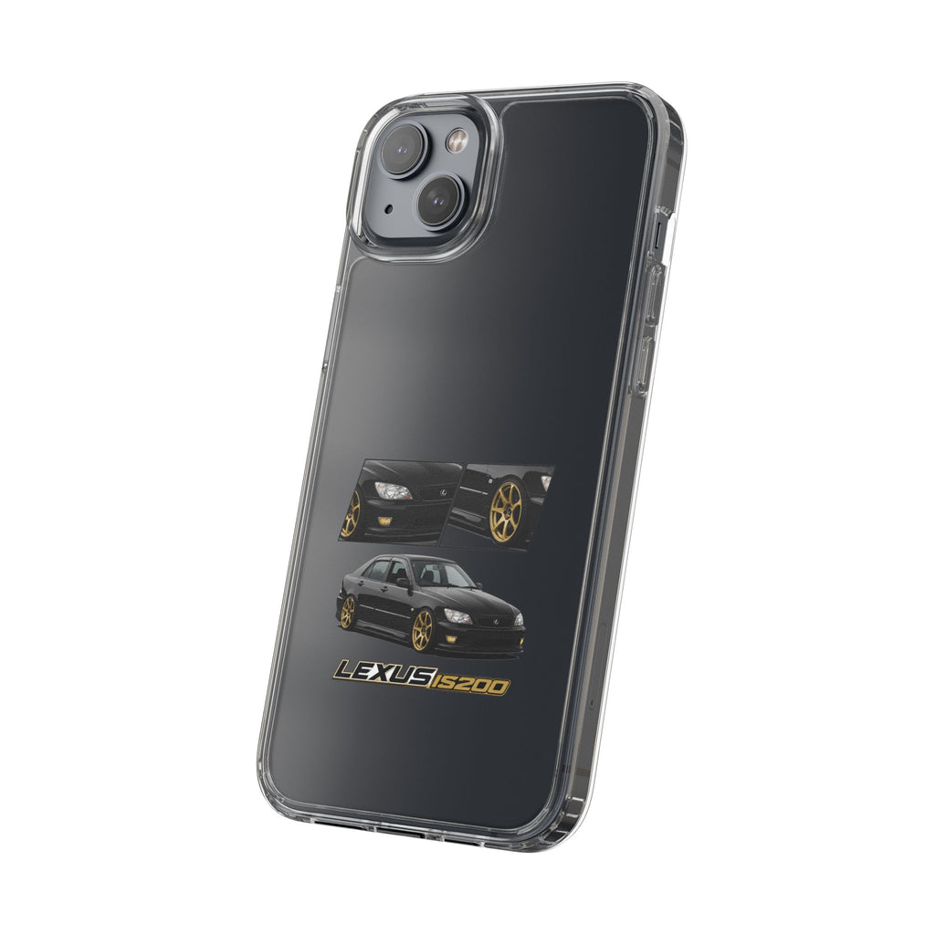 BLACK LEXUS IS200 PHONE CASES