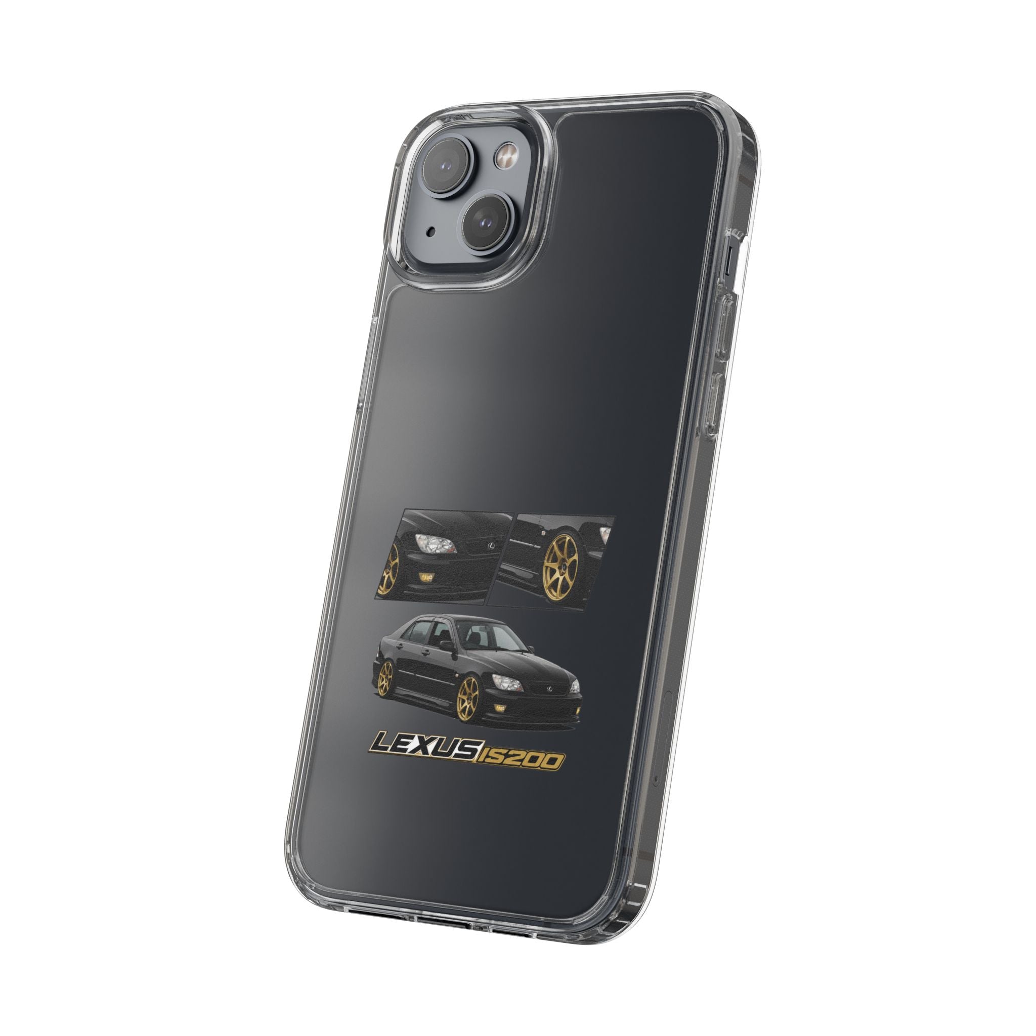 BLACK LEXUS IS200 PHONE CASES