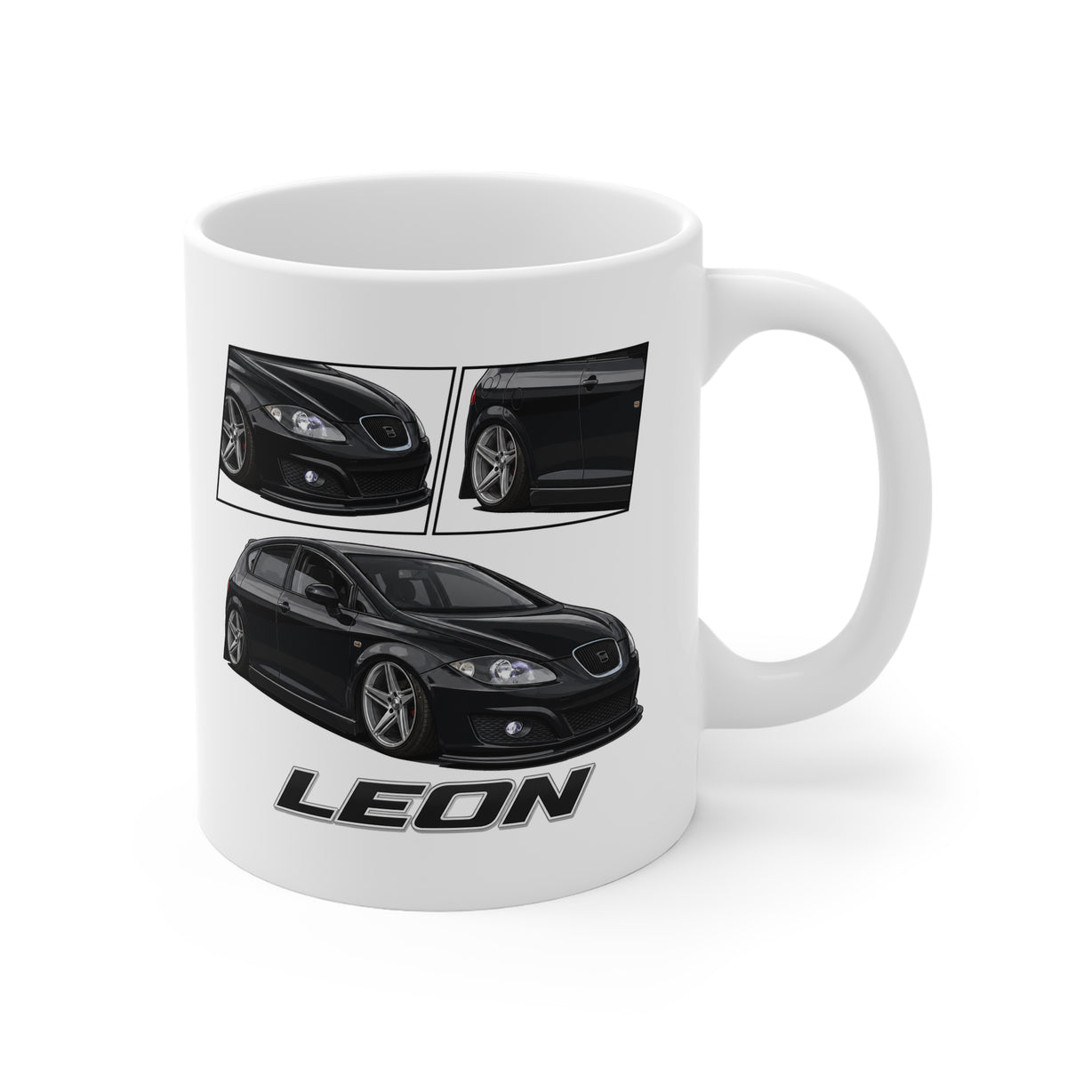 BLACK LEON MK2 MUG