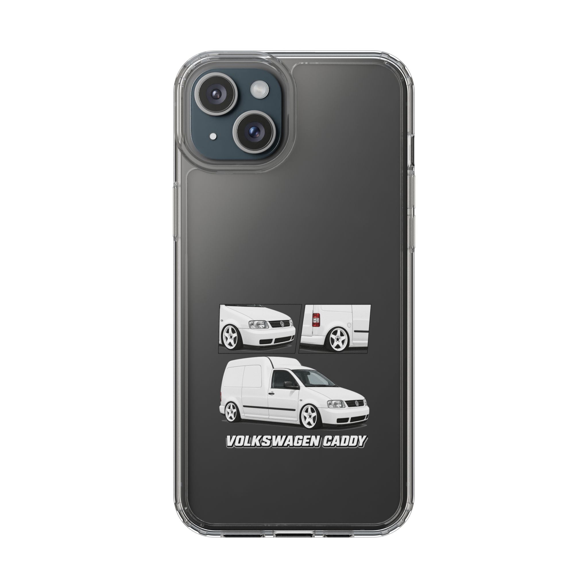 WHITE VW CADDY PHONE CASES