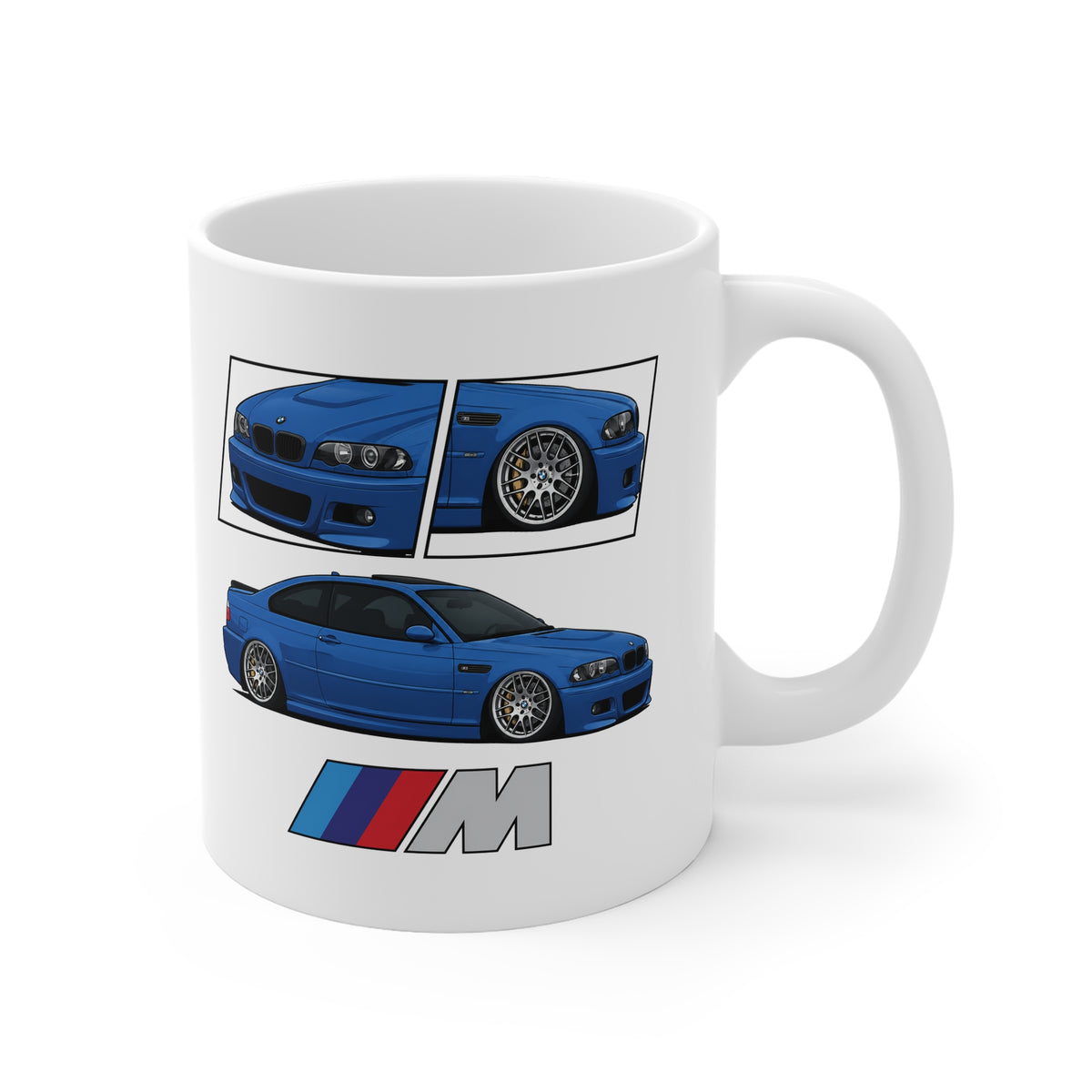 BLUE BMW M3 E46 MUG