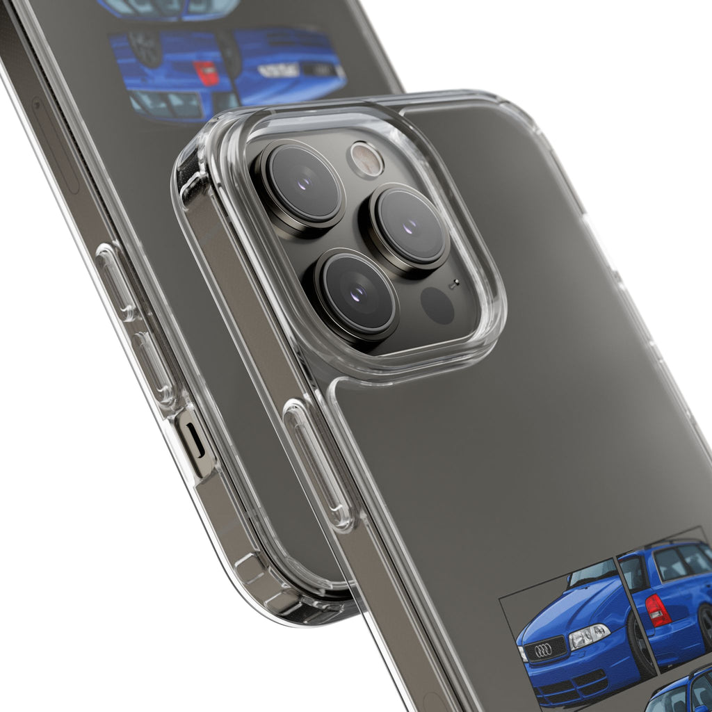 BLUE AUDI A4 B5 AVANT PHONE CASE