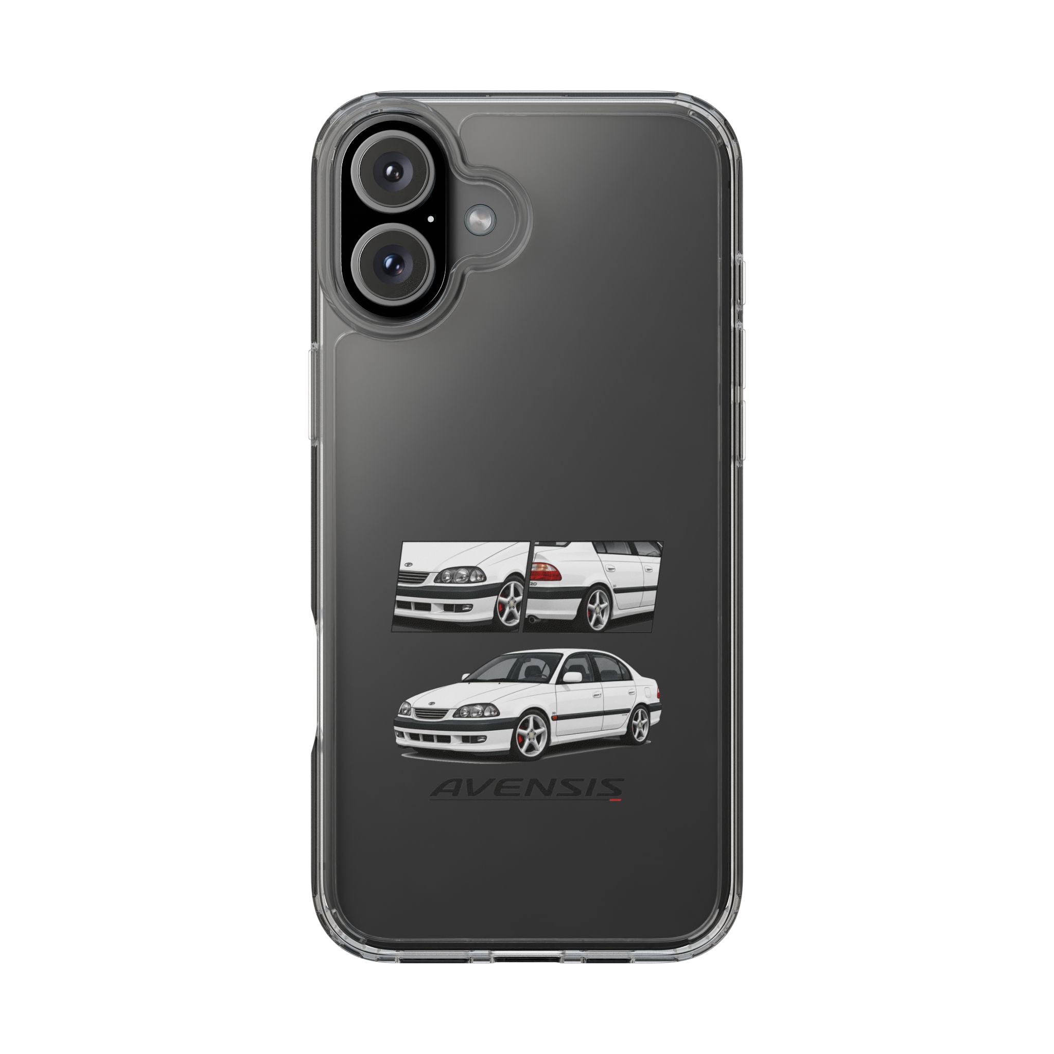 WHITE TOYOTA AVENSIS PHONE CASES