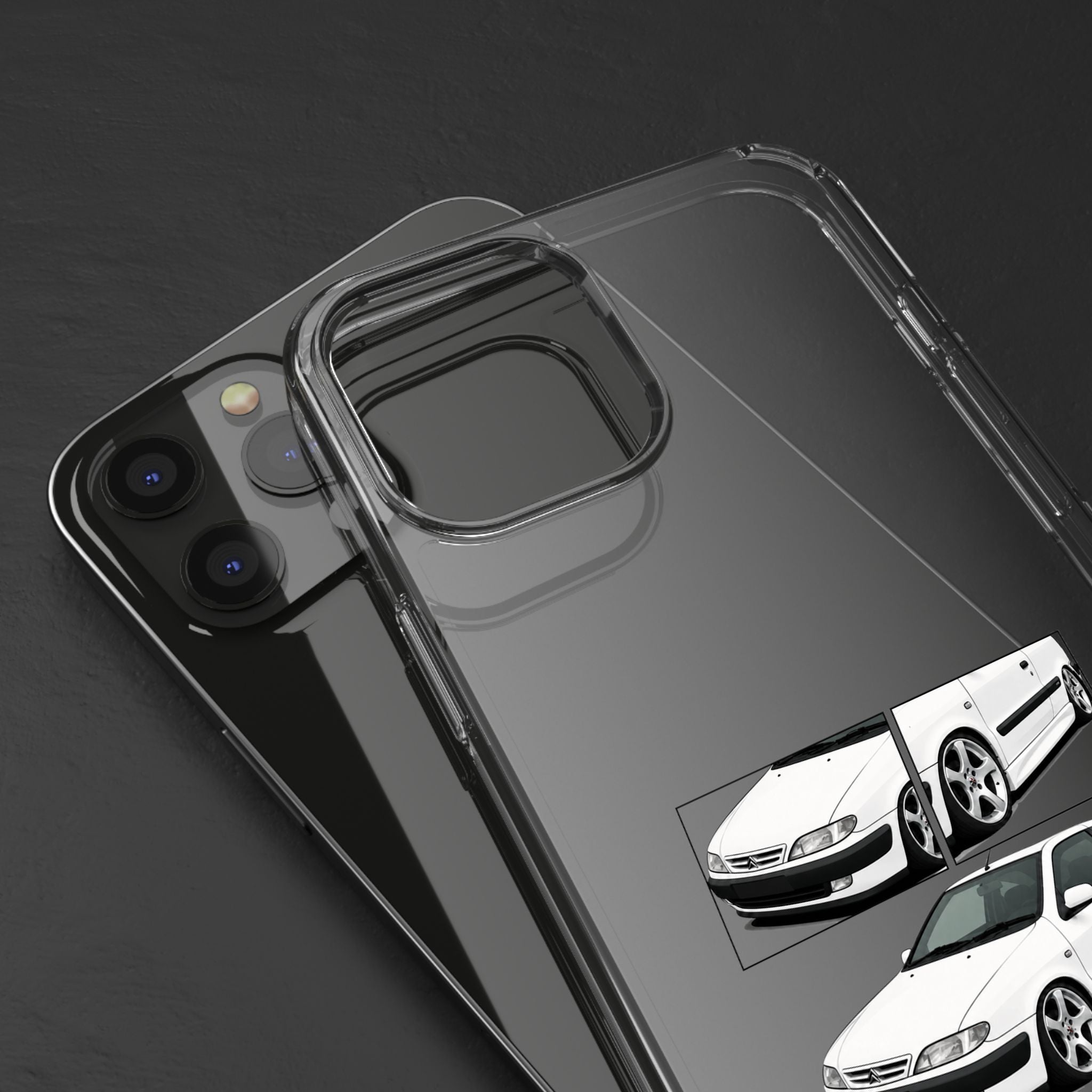 WHITE CITREON XSARA PHONE CASES