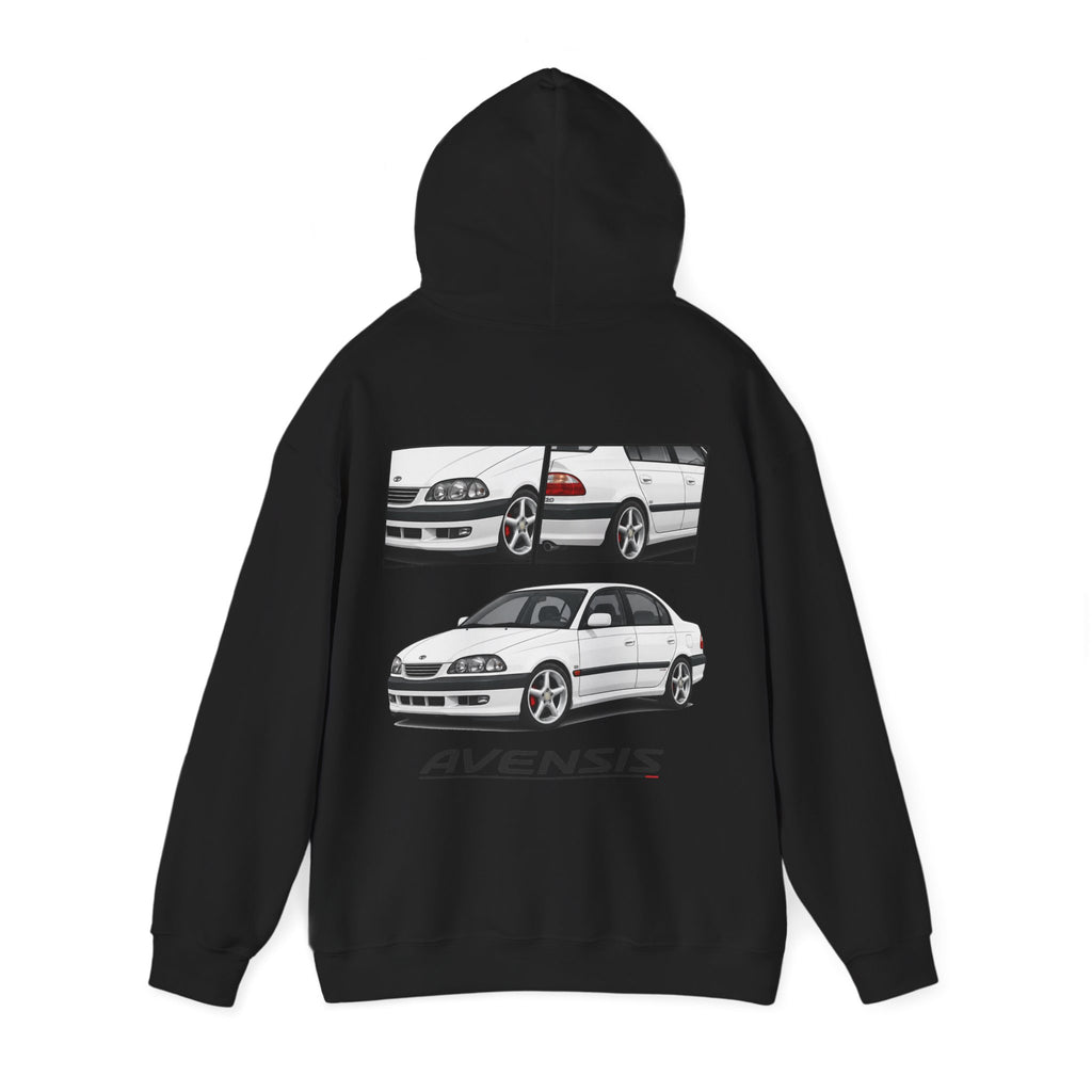 WHITE TOYOTA AVENSIS JUMPER