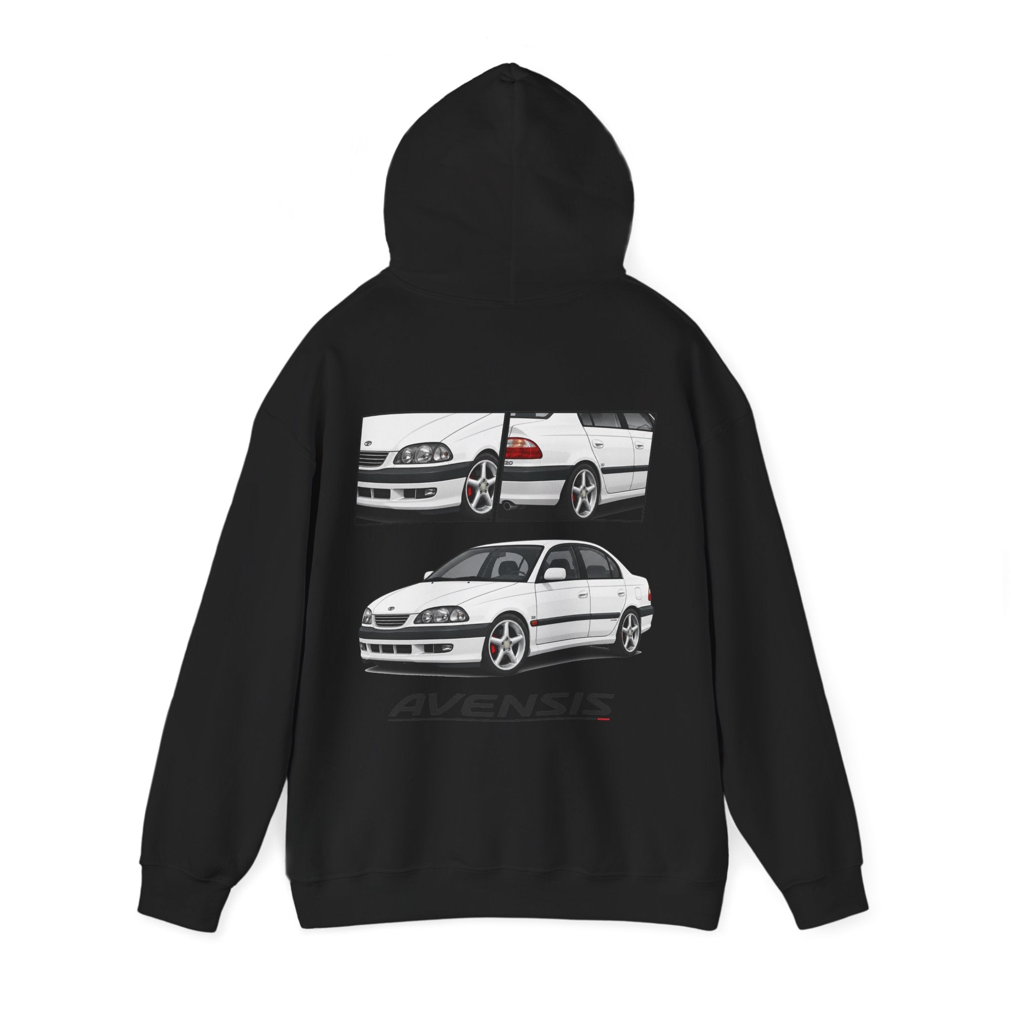 WHITE TOYOTA AVENSIS JUMPER