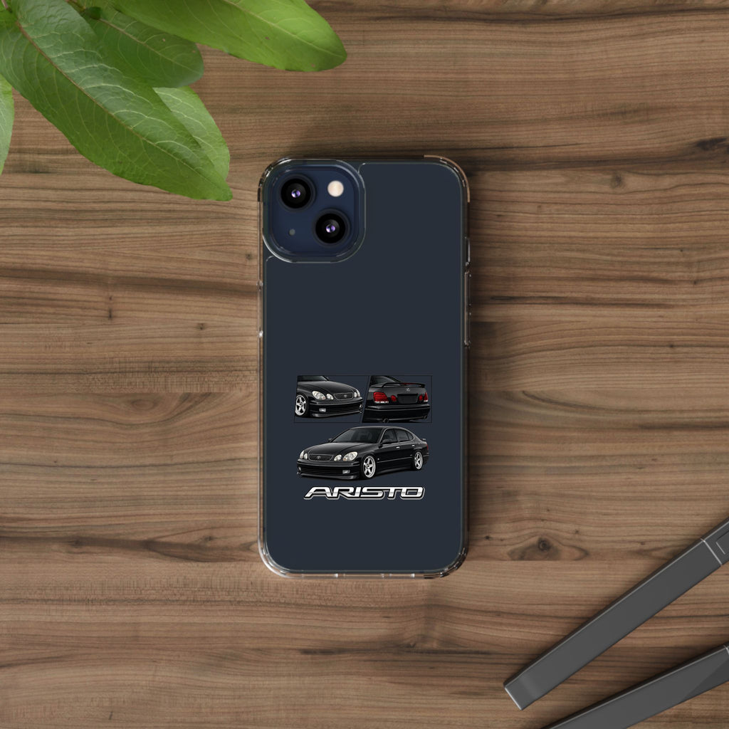 BLACK TOYOTA ARISTO PHONE CASES