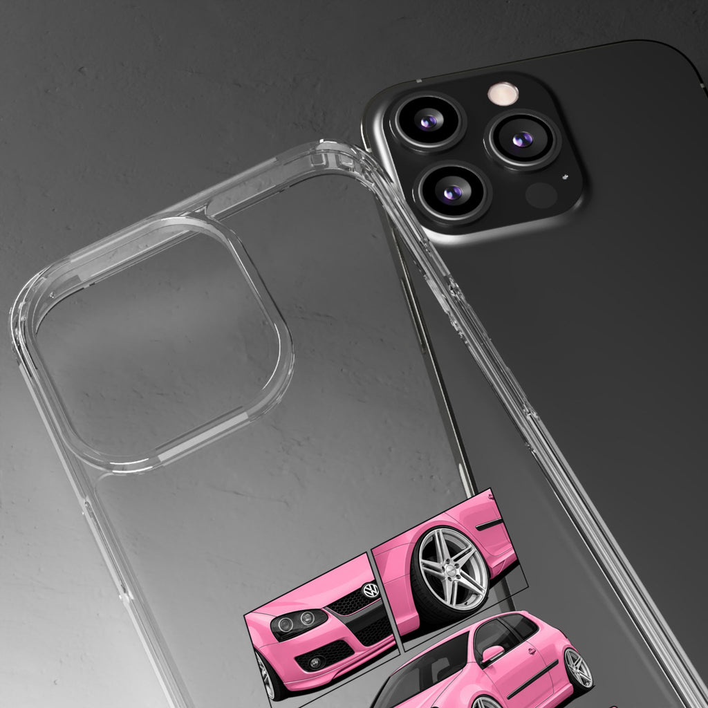 PINK MK5 GOLF PHONE CASE