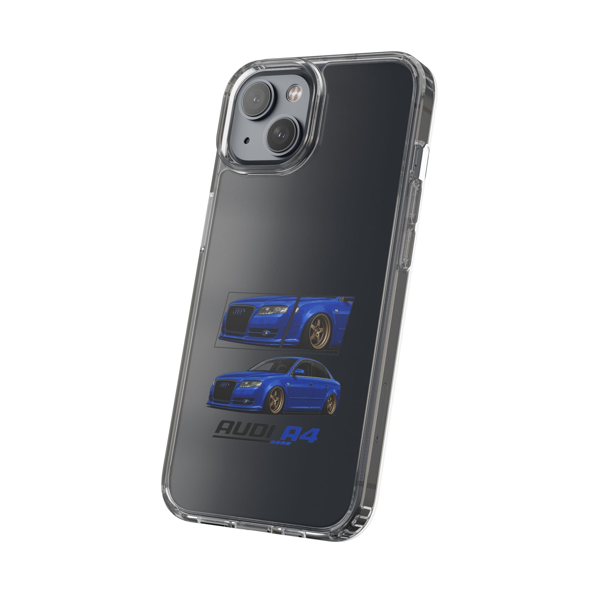 BLUE B7 AUDI A4 PHONE CASES