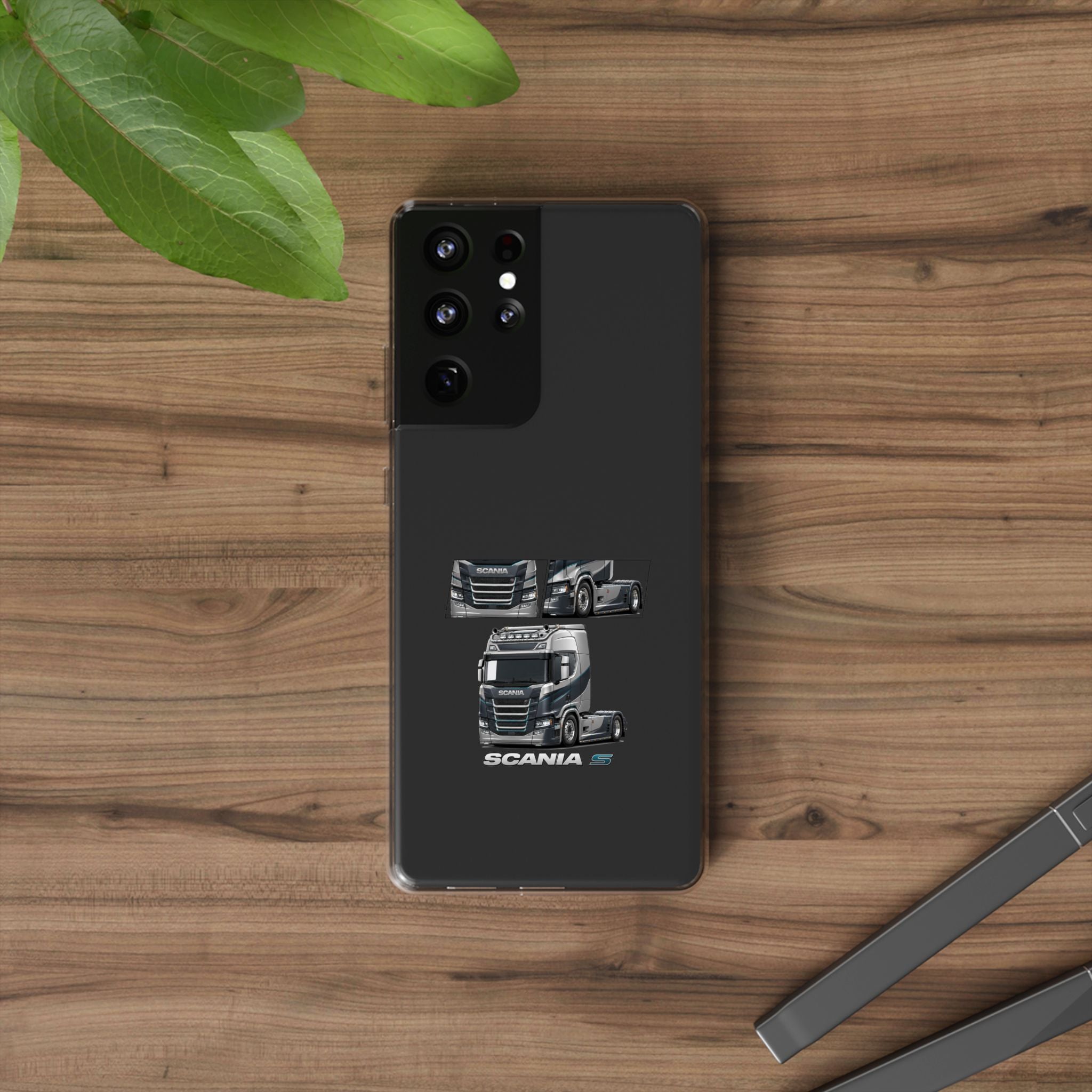 GREY SILVER SCANIA S-SERIES PHONE CASES