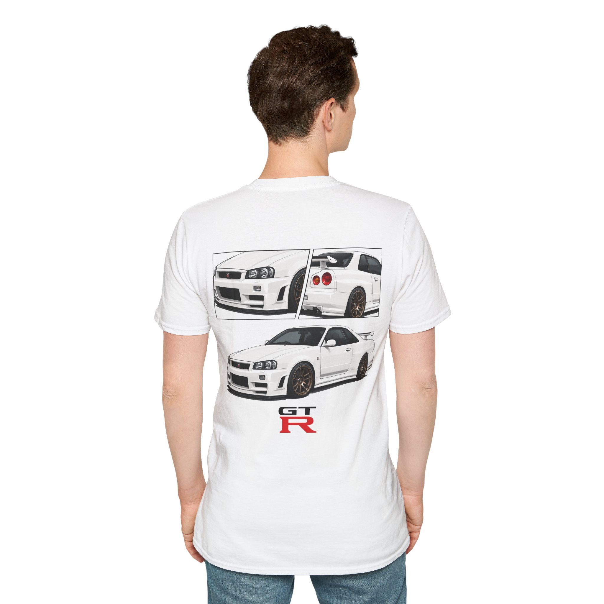 WHITE R34 GTR T-SHIRT