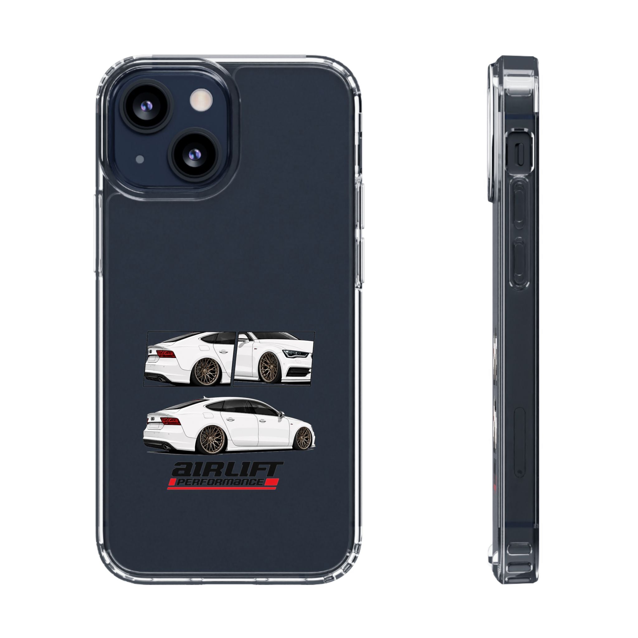 WHITE AUDI A7 PHONE CASES