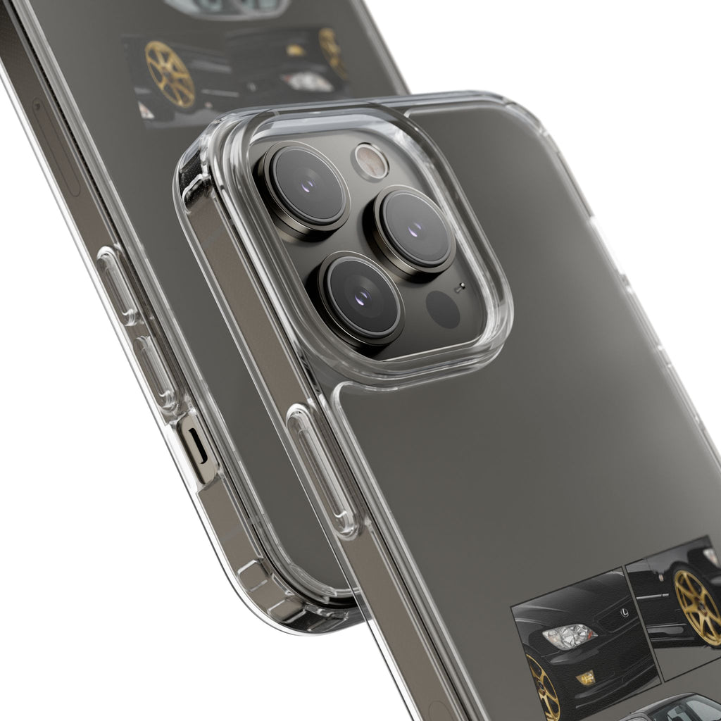 BLACK LEXUS IS200 PHONE CASES