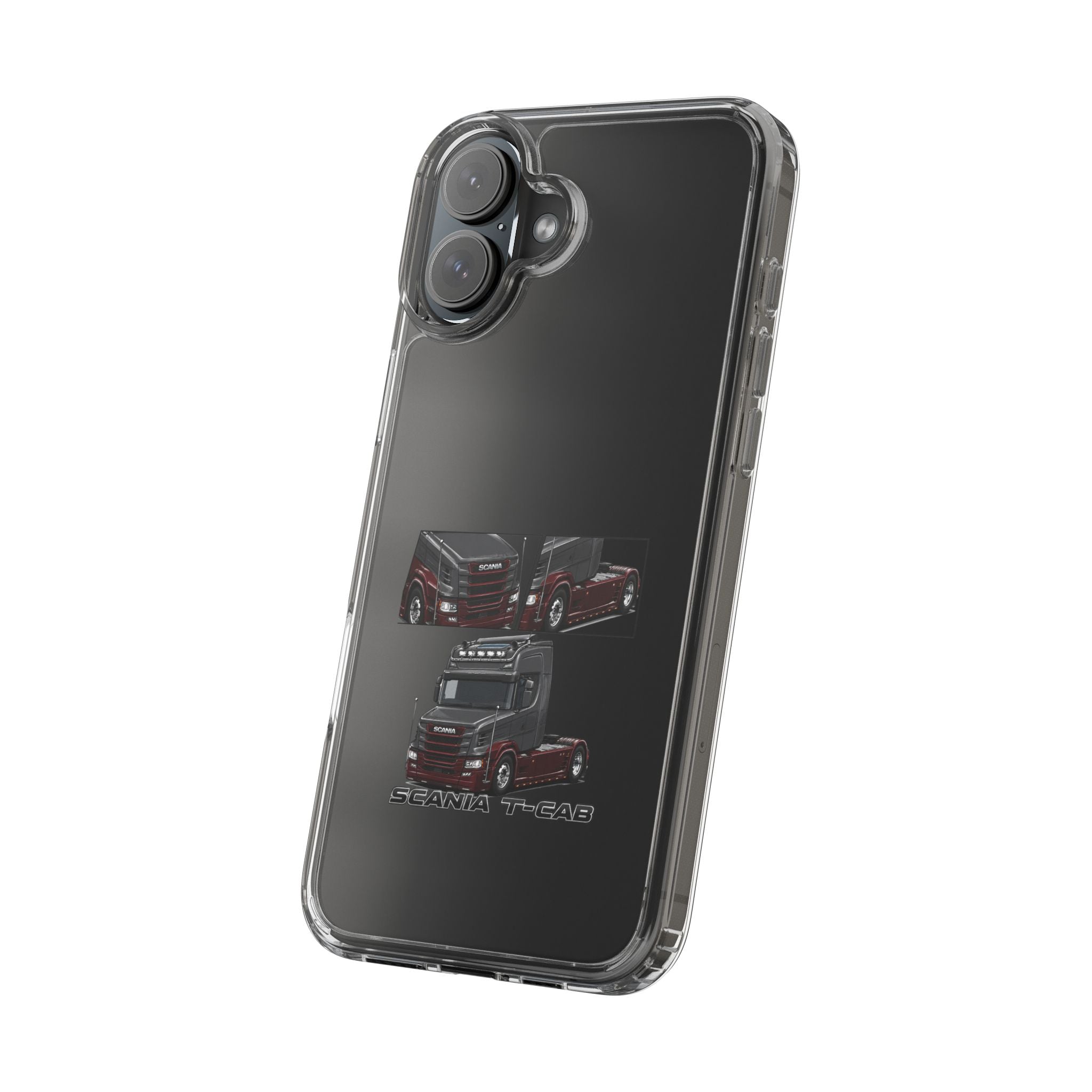 GREYBURGANDY SCANIA T-CAB PHONE CASES