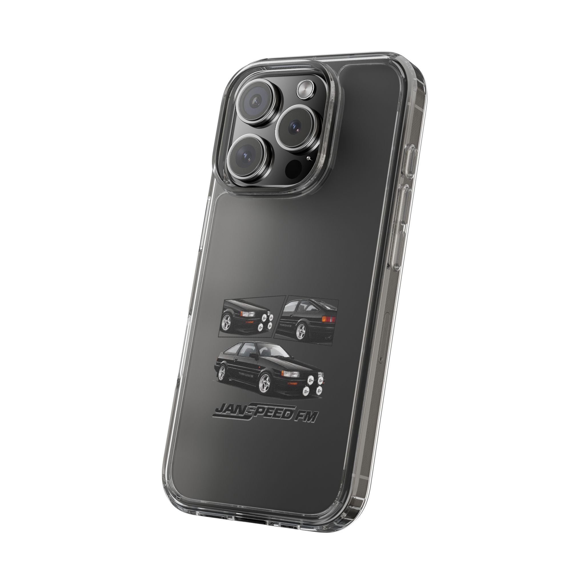 BLACK AE86 TWINCAM PHONE CASES