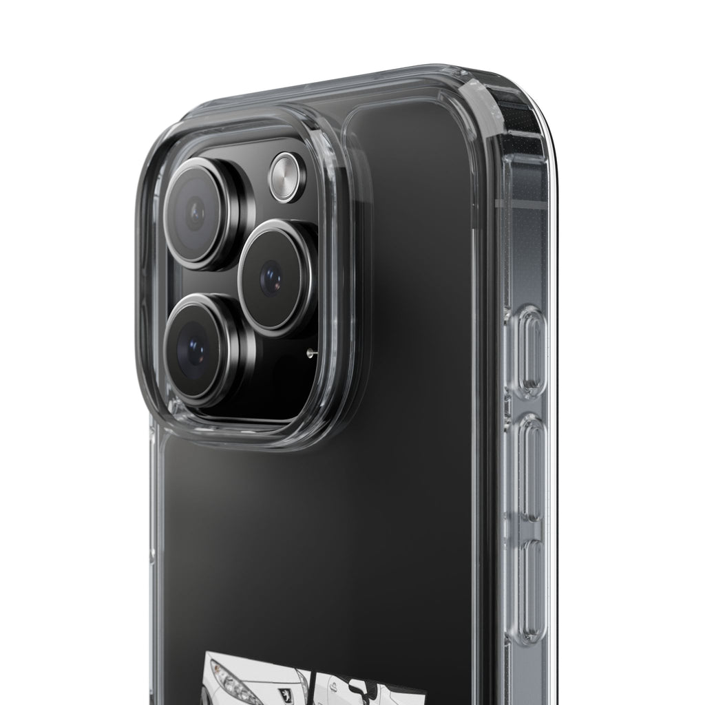 WHITE PEUGEOT 207 PHONE CASES