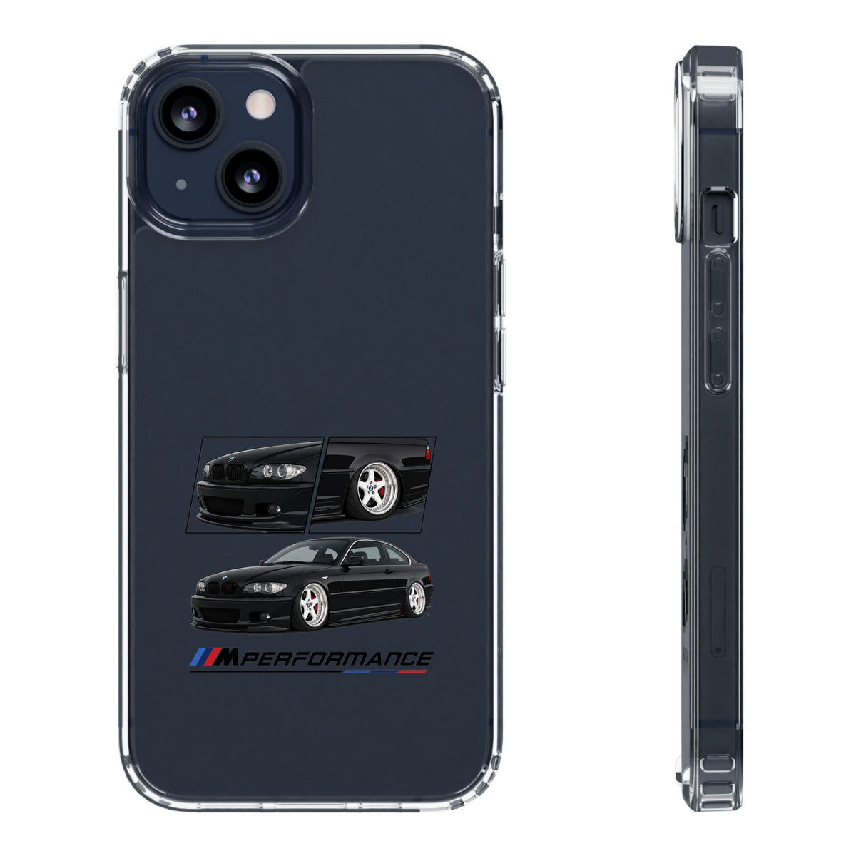 BLACK BMW E46 PHONE CASES