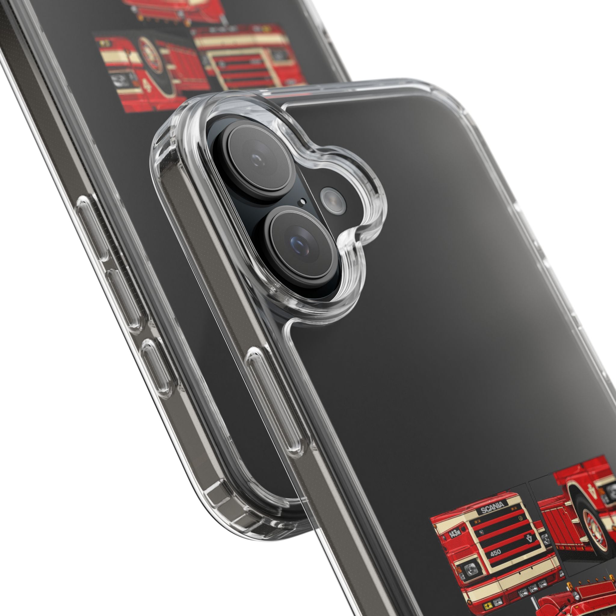 RED SCANIA 450 143M PHONE CASES