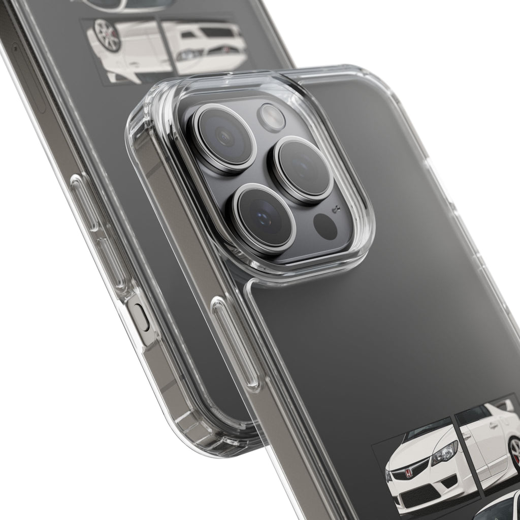 WHITE CIVIC FD PHONE CASES