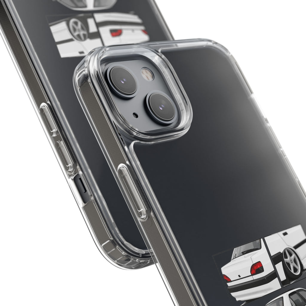 WHITE 306 SEDAN PHONE CASES