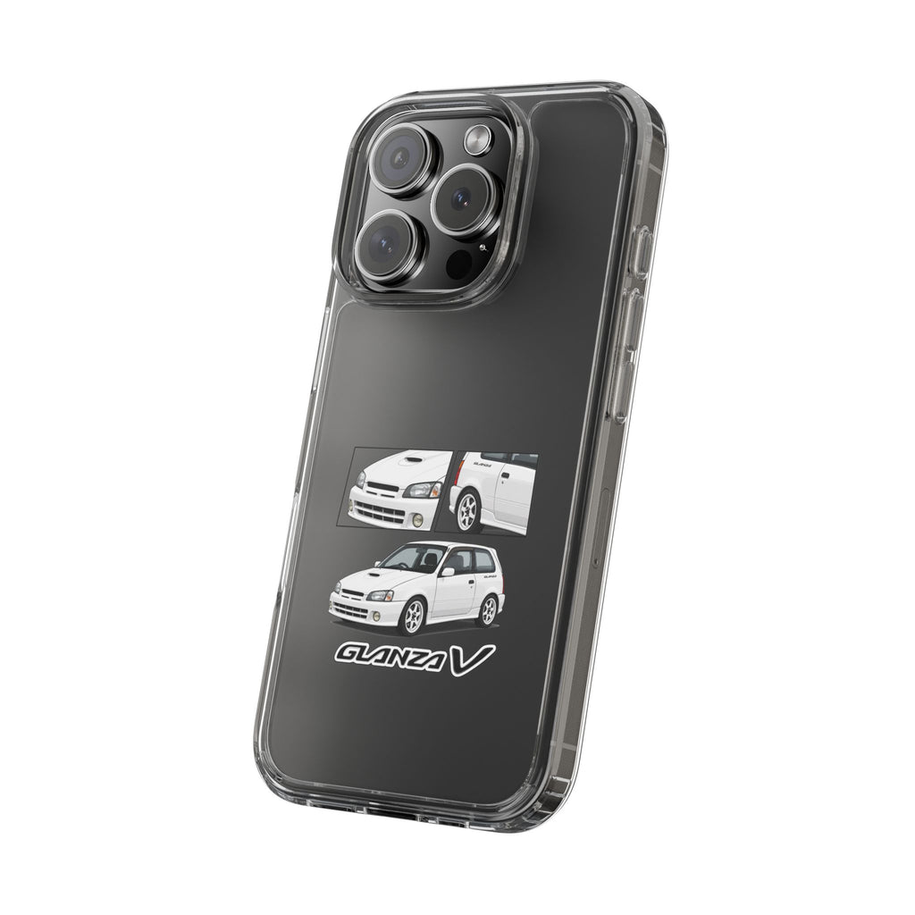 WHITE TOYOTA GLANZA PHONE CASES