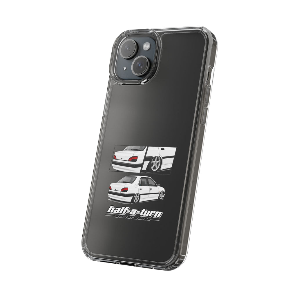 WHITE 306 SEDAN PHONE CASES