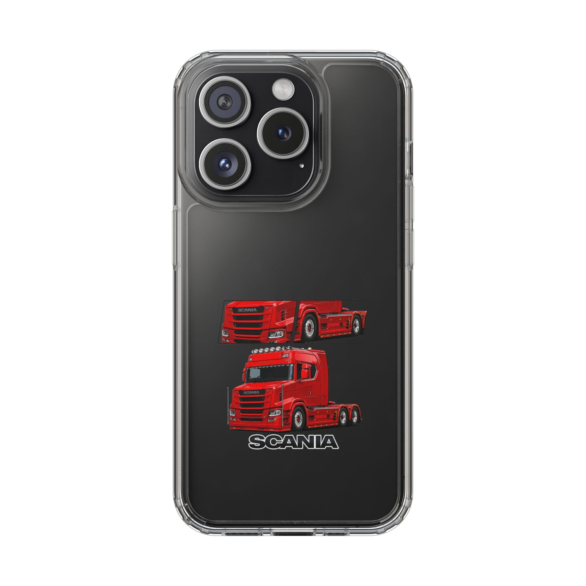 RED SCANIA T-CAB PHONE CASES
