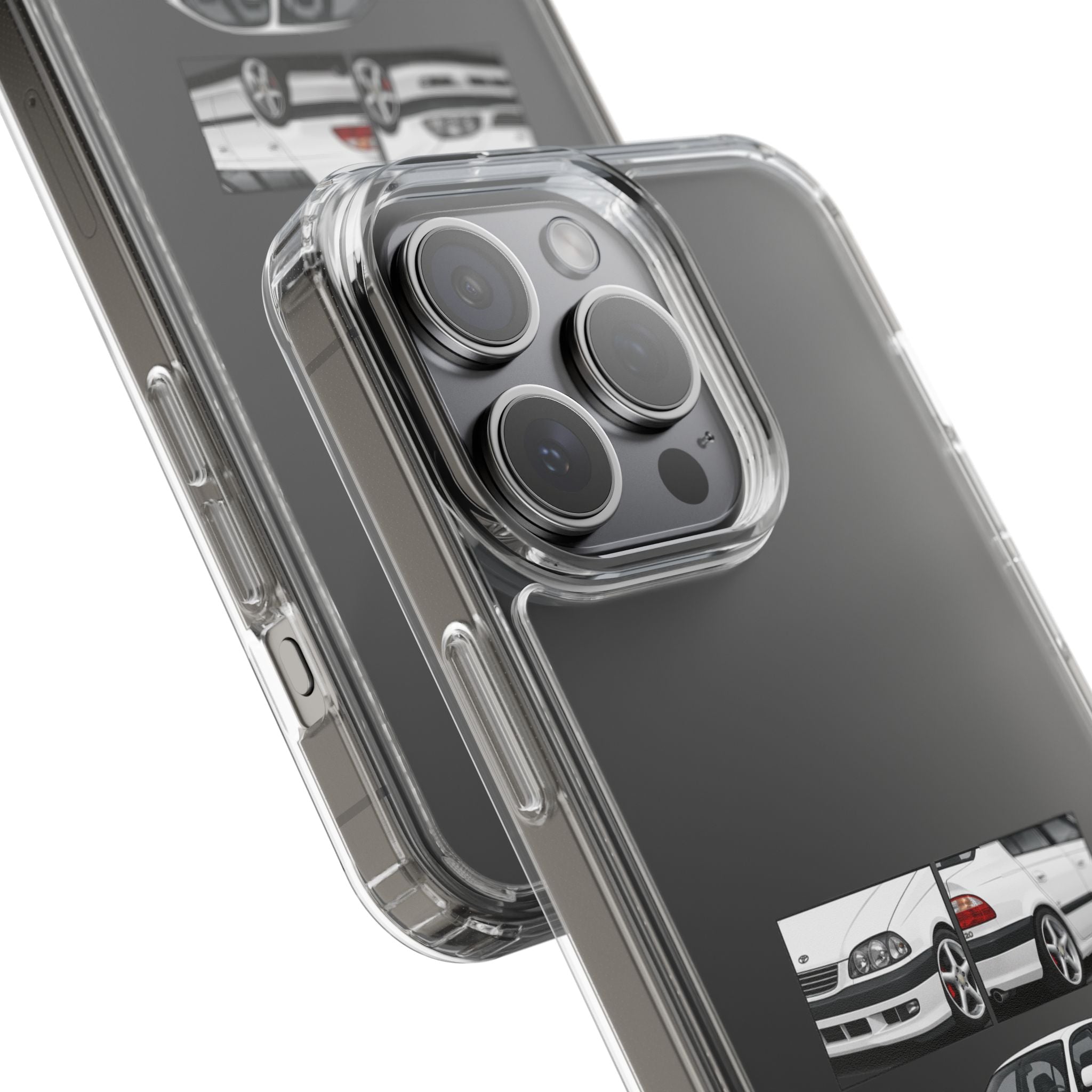 WHITE TOYOTA AVENSIS PHONE CASES