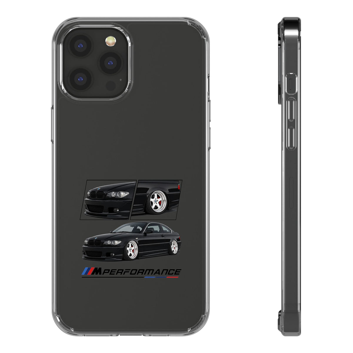 BLACK BMW E46 PHONE CASES