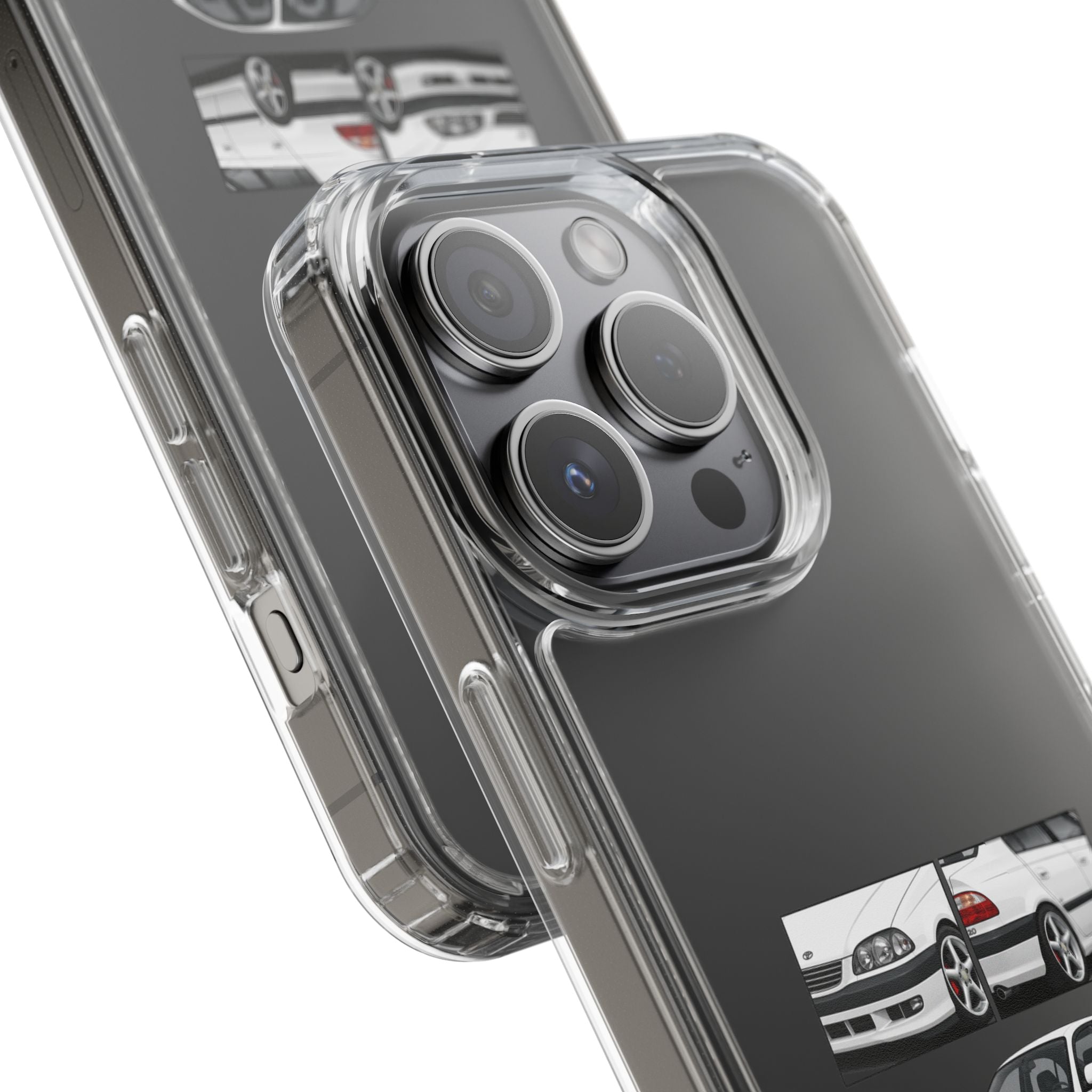 WHITE TOYOTA AVENSIS PHONE CASES