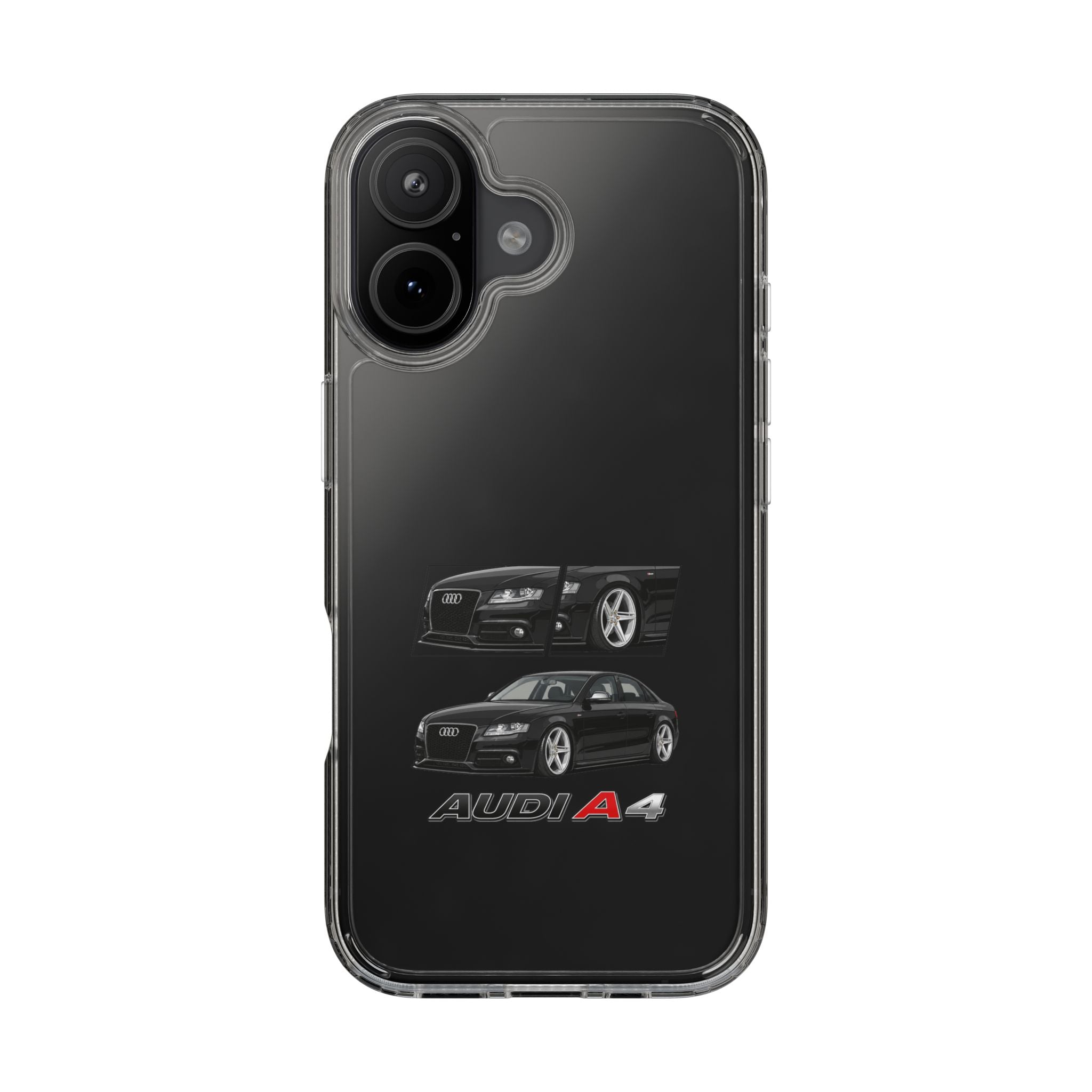 BLACK B8 AUDI A4 PHONE CASES