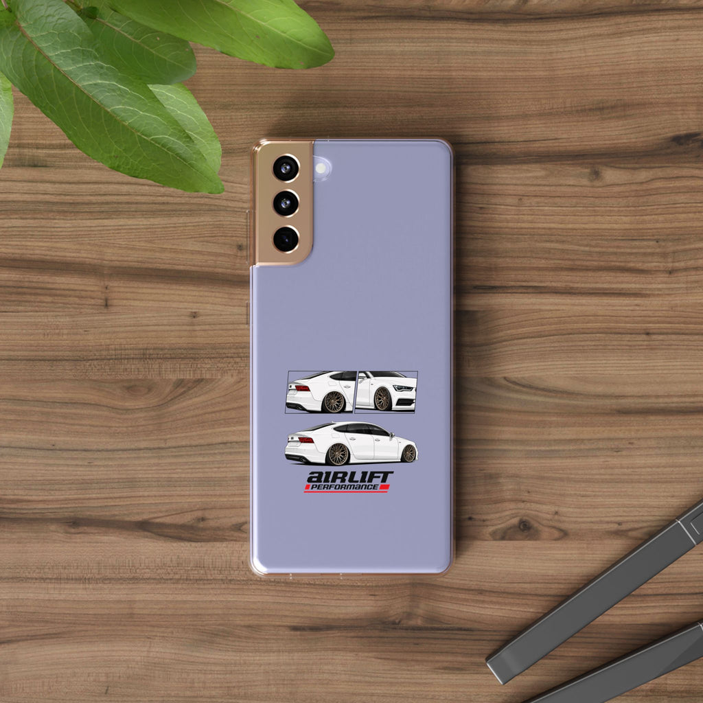 WHITE AUDI A7 PHONE CASES