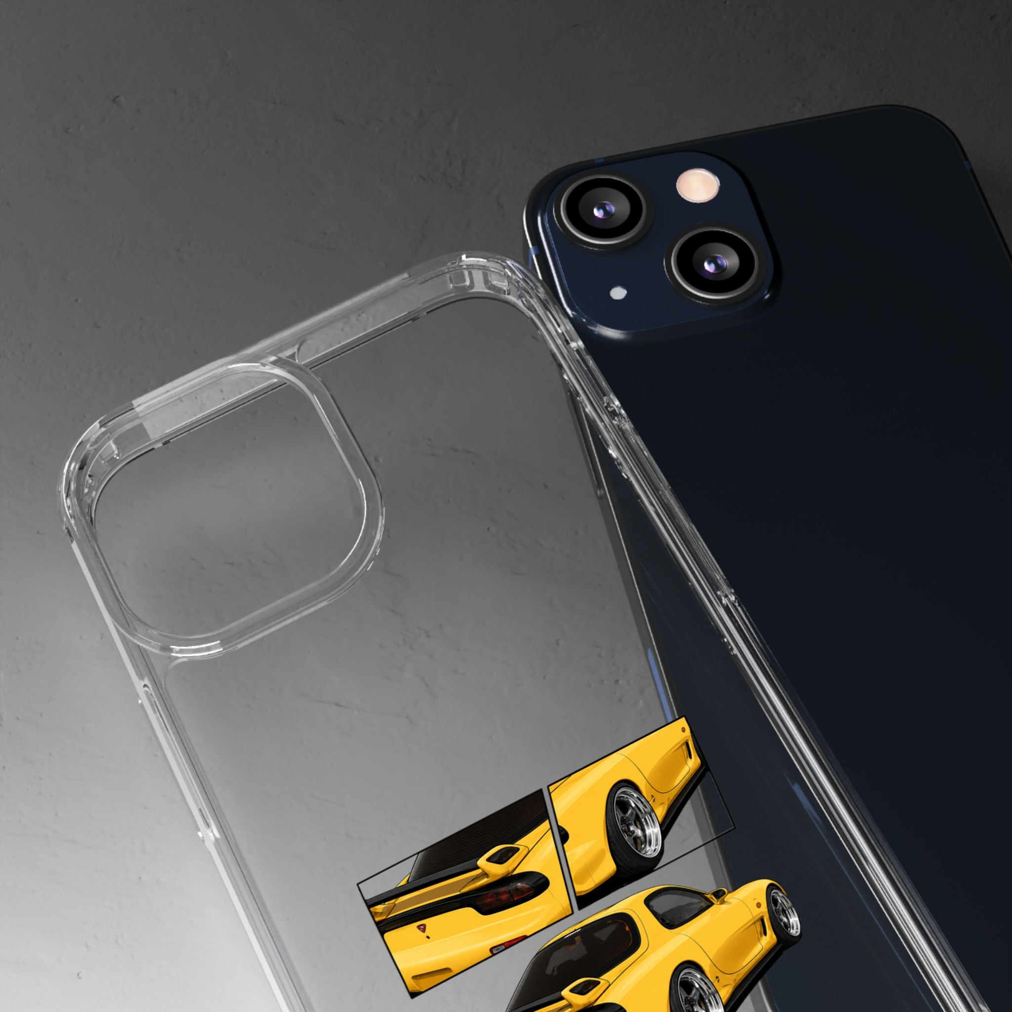 YELLOW MAZDA RX7 PHONE CASES