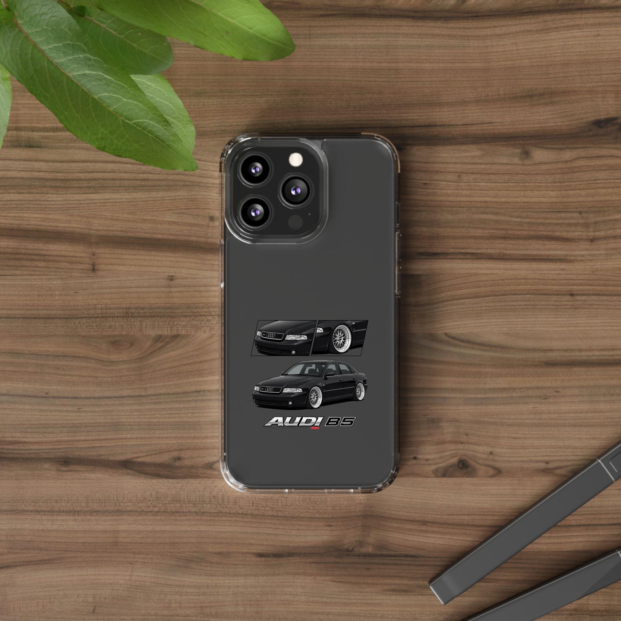 BLACK B5 AUDI A4 PHONE CASES