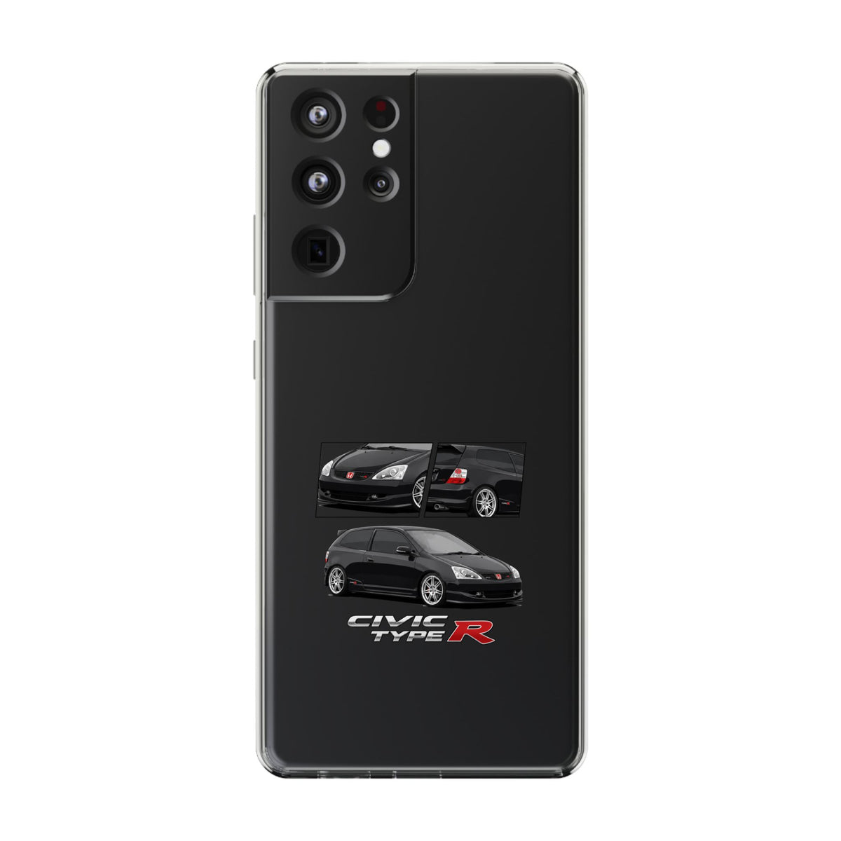 BLACK EP3 TYPE R PHONE CASES
